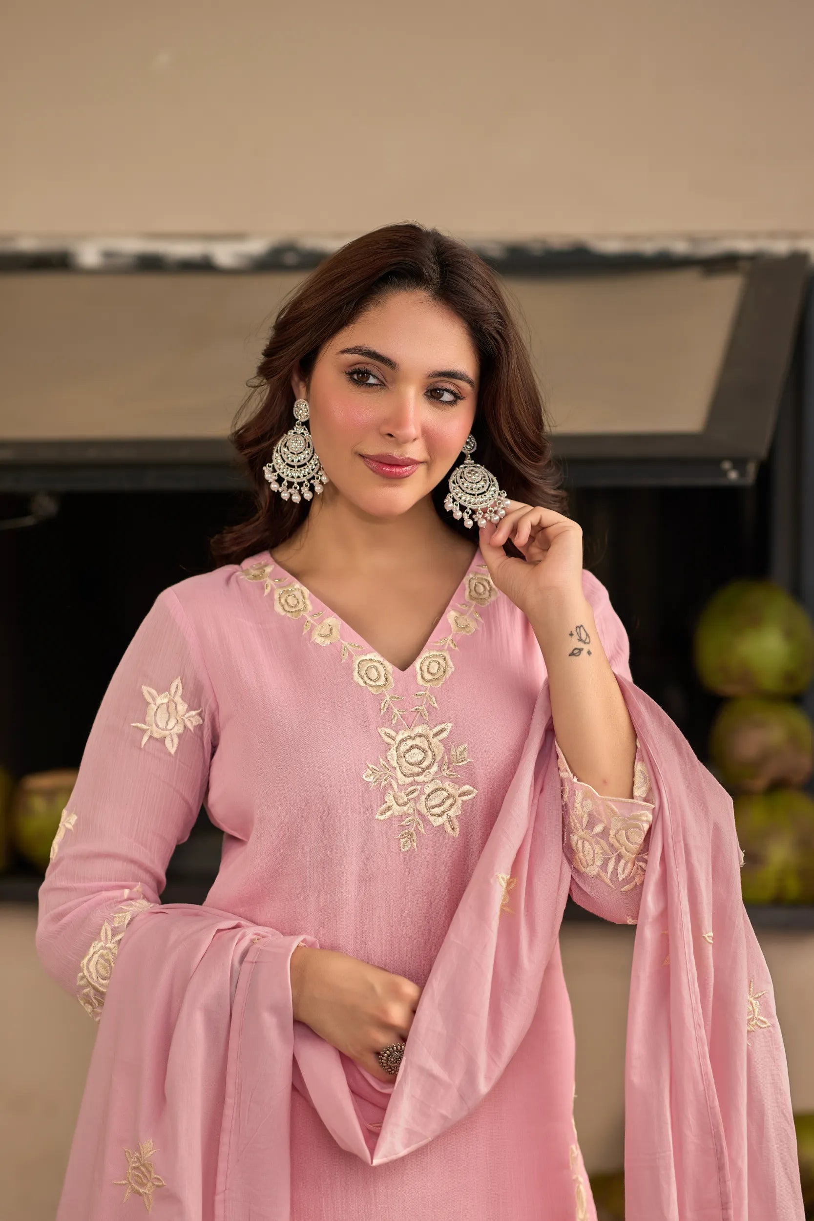 Blush Petal Kurta Set
