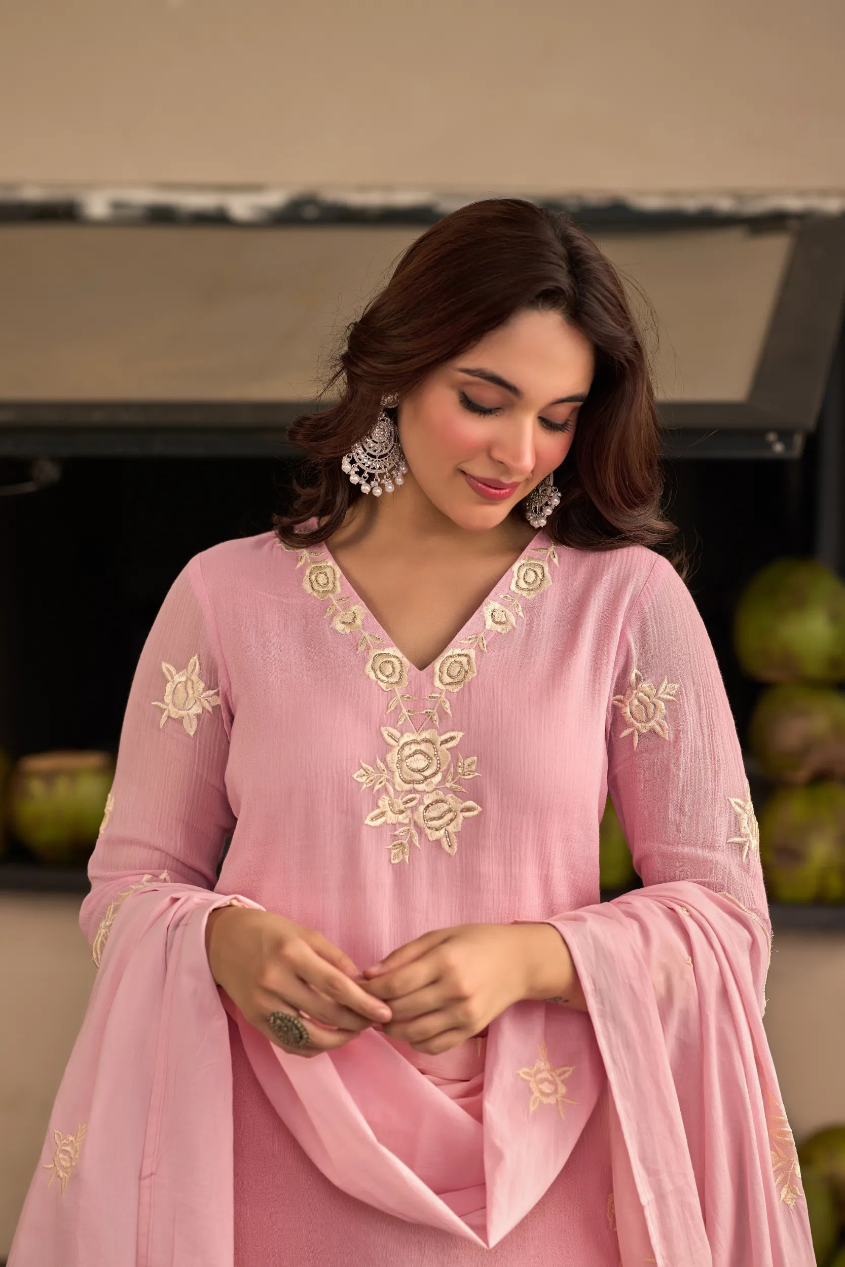 Blush Petal Kurta Set