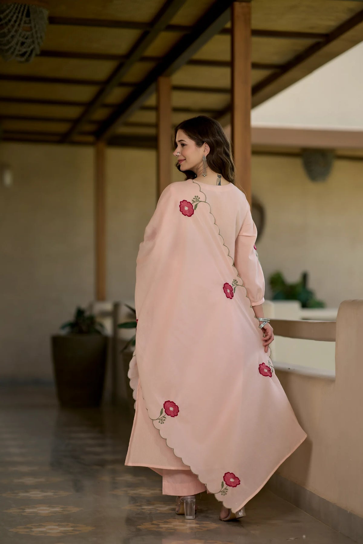 Blush Bloom Kurta Set