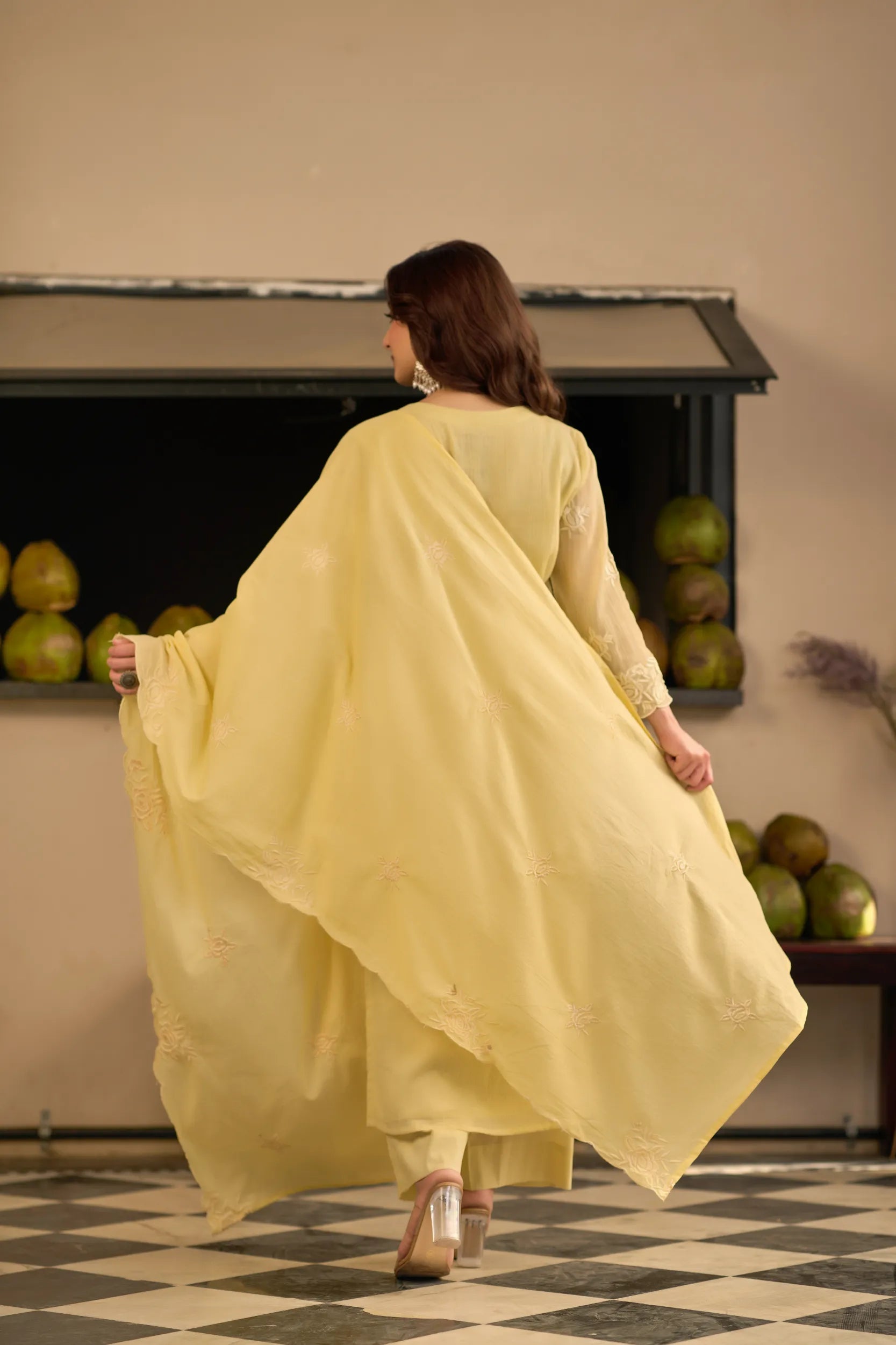 Lemon Petal Kurta Set