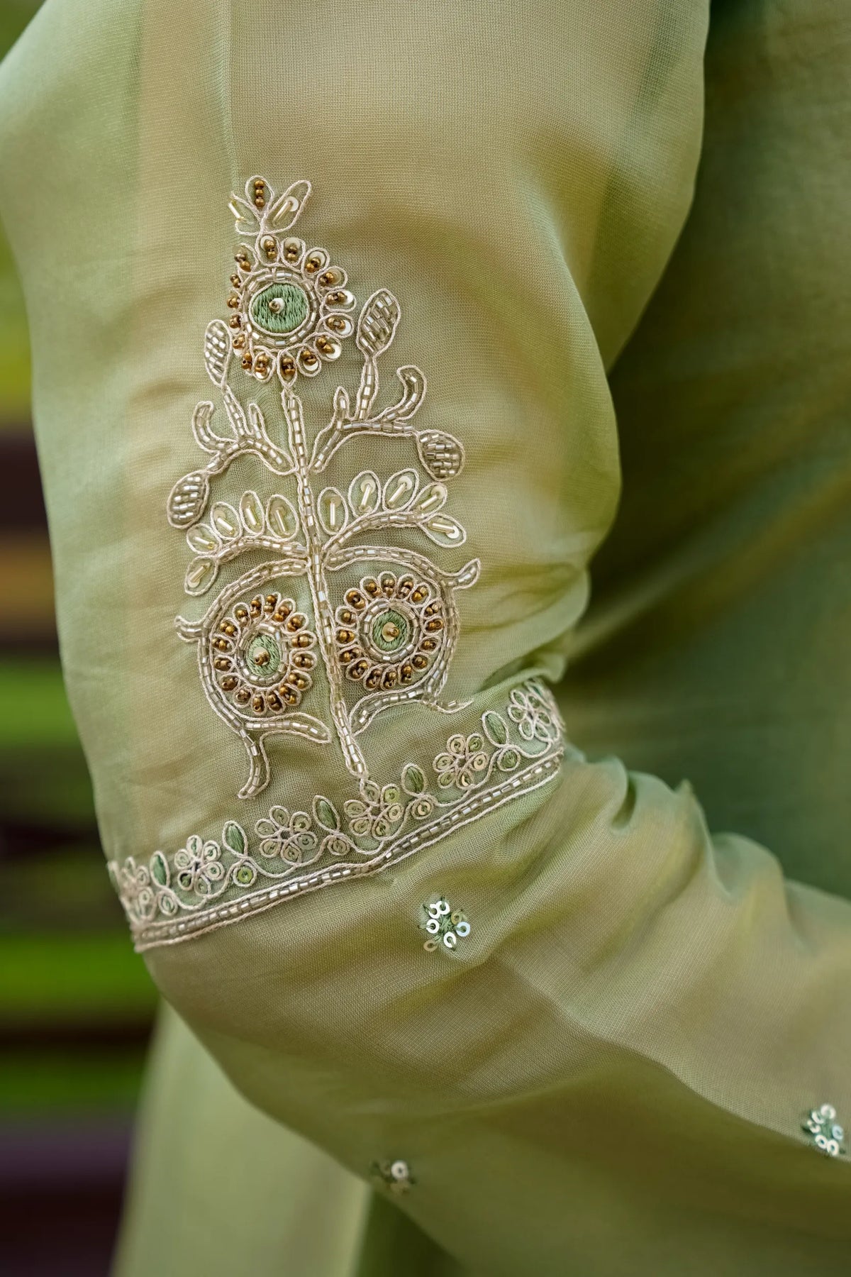 Sage Bloom Kurta Set