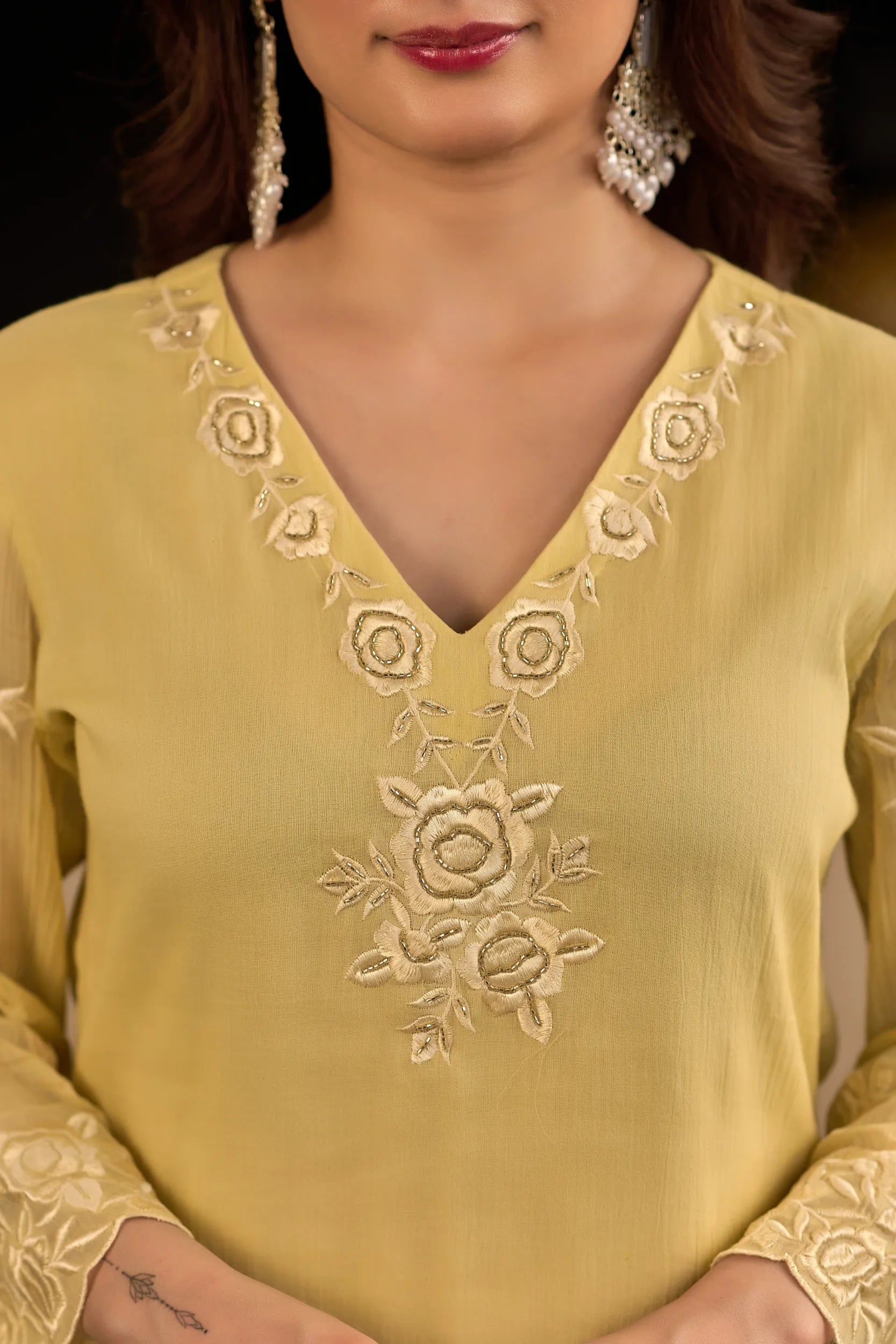 Lemon Petal Kurta Set