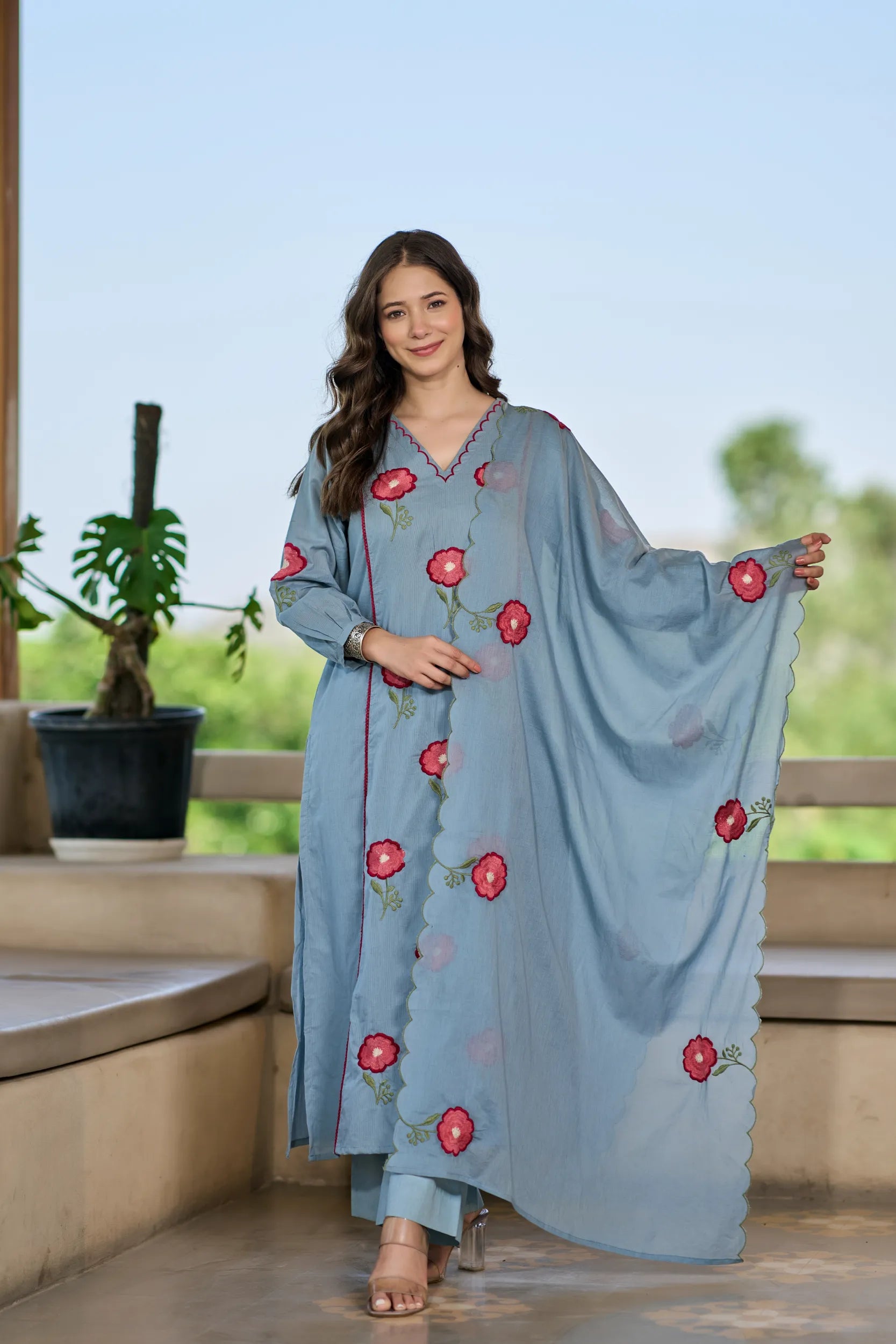Blossom Sky Kurta Set