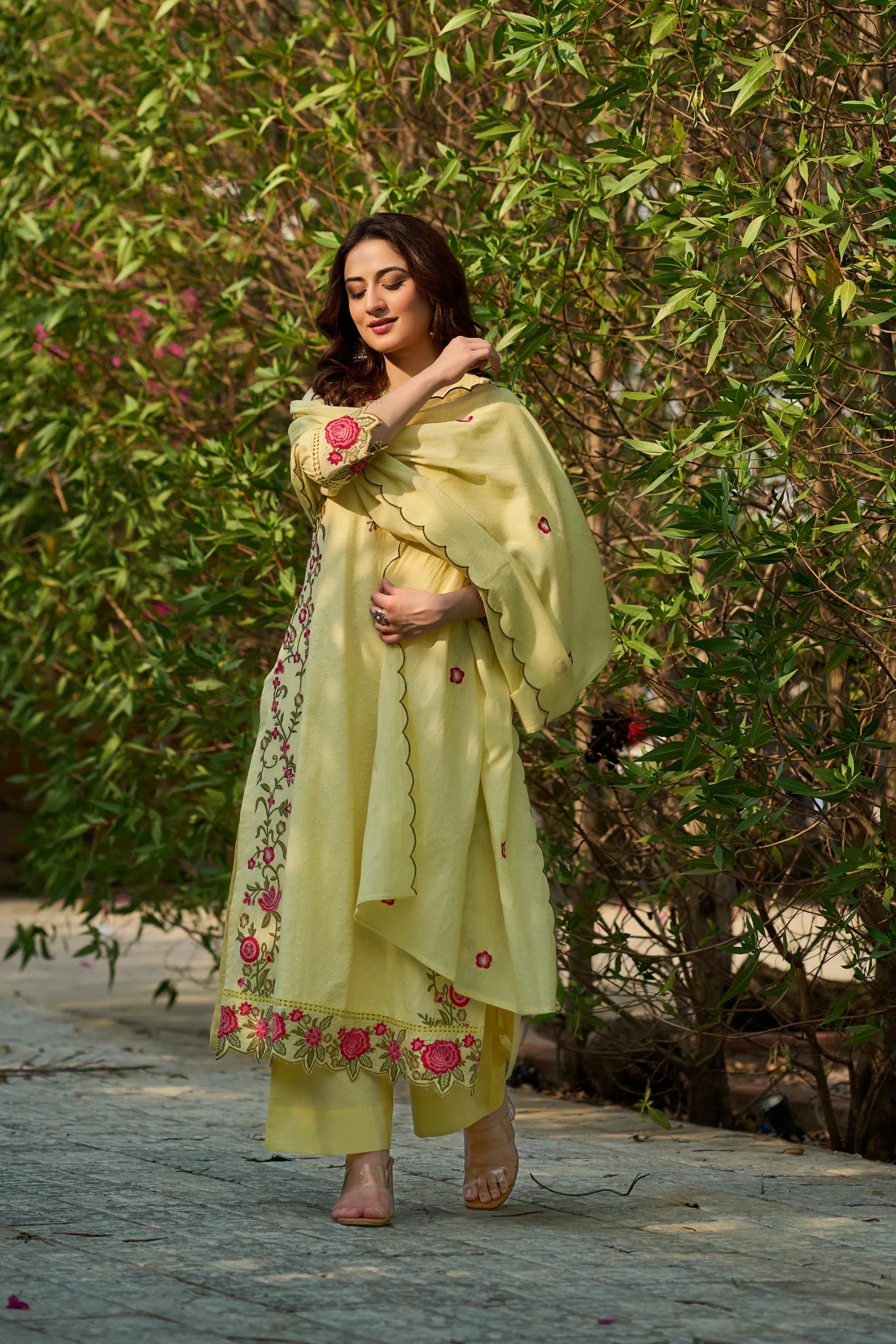 Lemon Petal Kurta Set