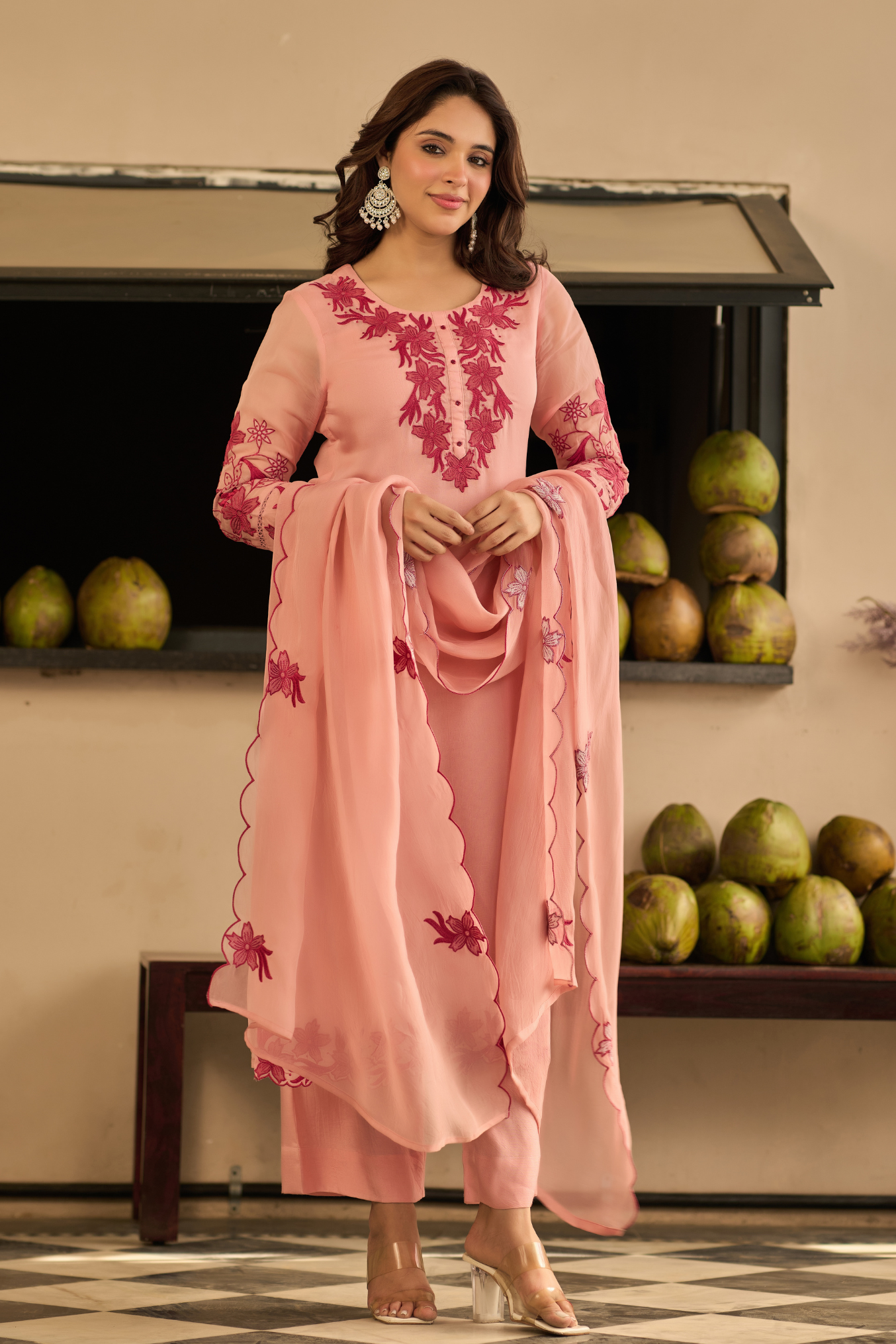 Blush Blossom Suit Set