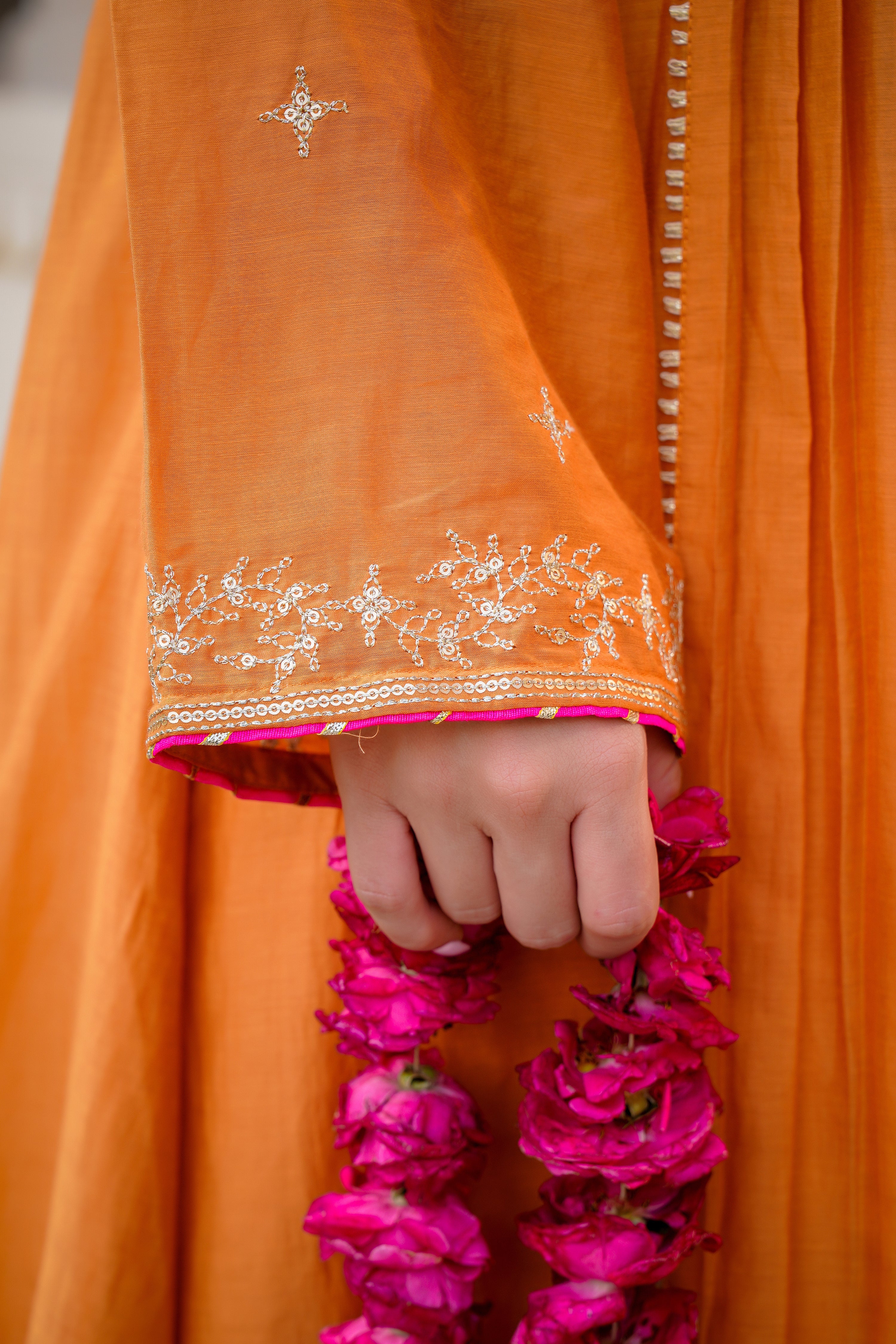 Amber Gaze Chanderi Set