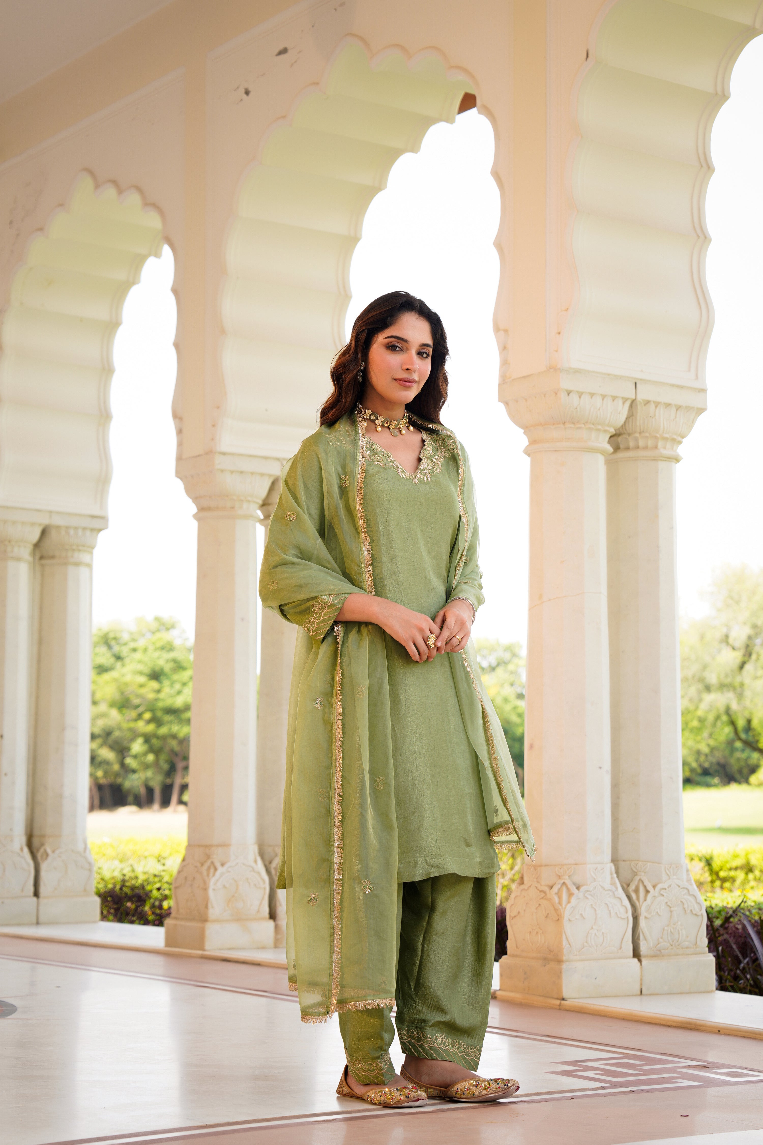 Mint Serenity Set Russian Suit Set