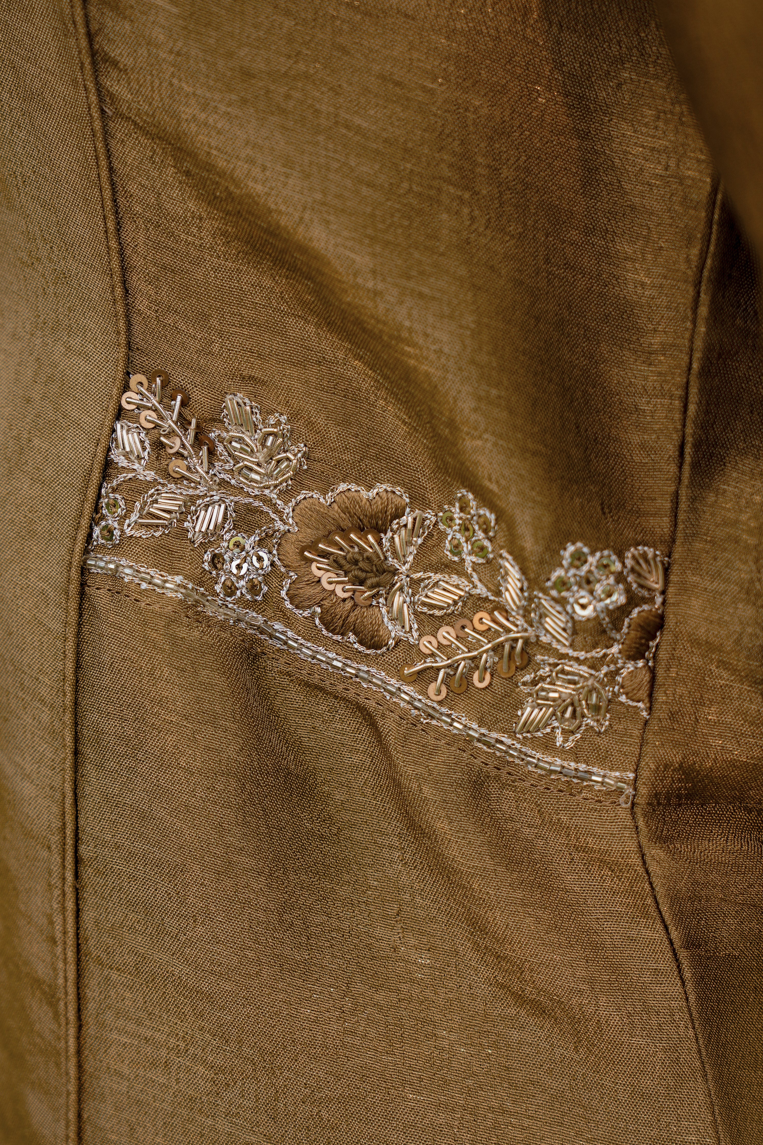 Antique Moss Gold Suit Set