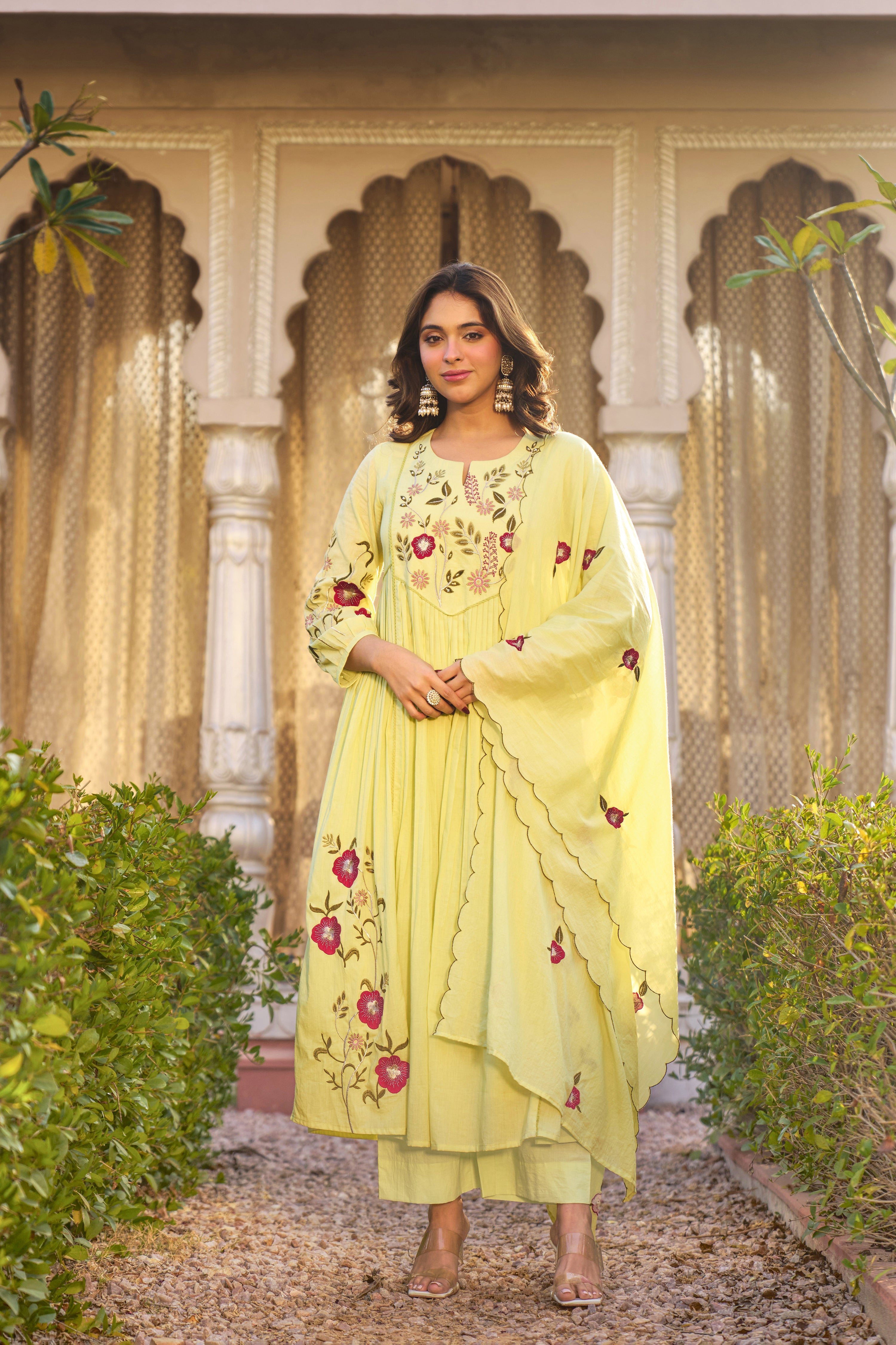 Lime Whisper Suit Set