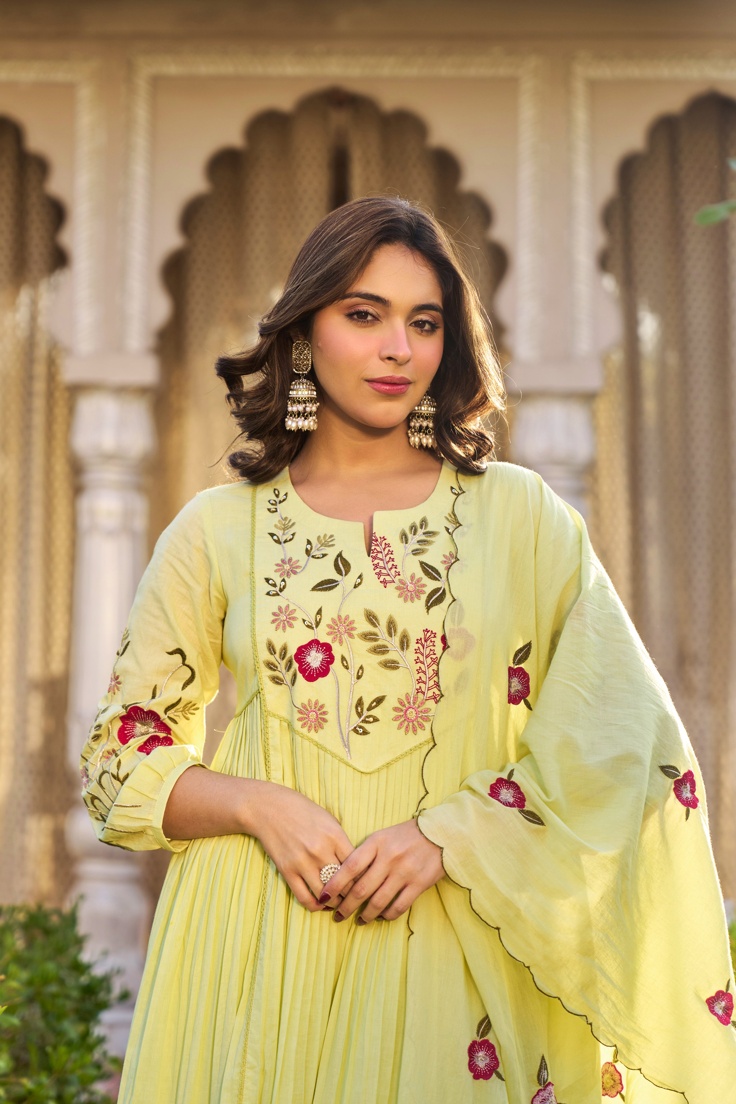 Lime Whisper Suit Set