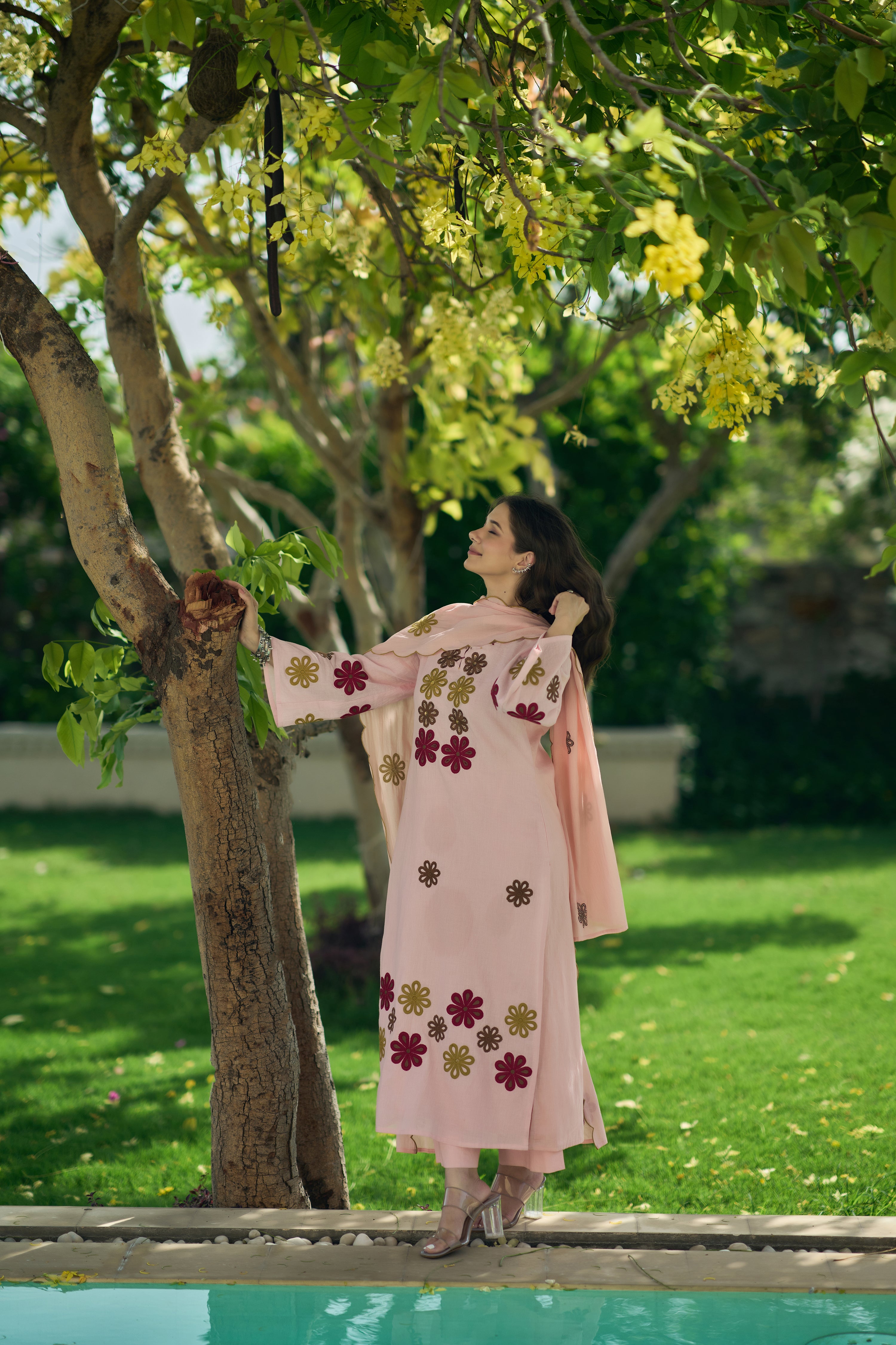 Blush Flora Suit Set