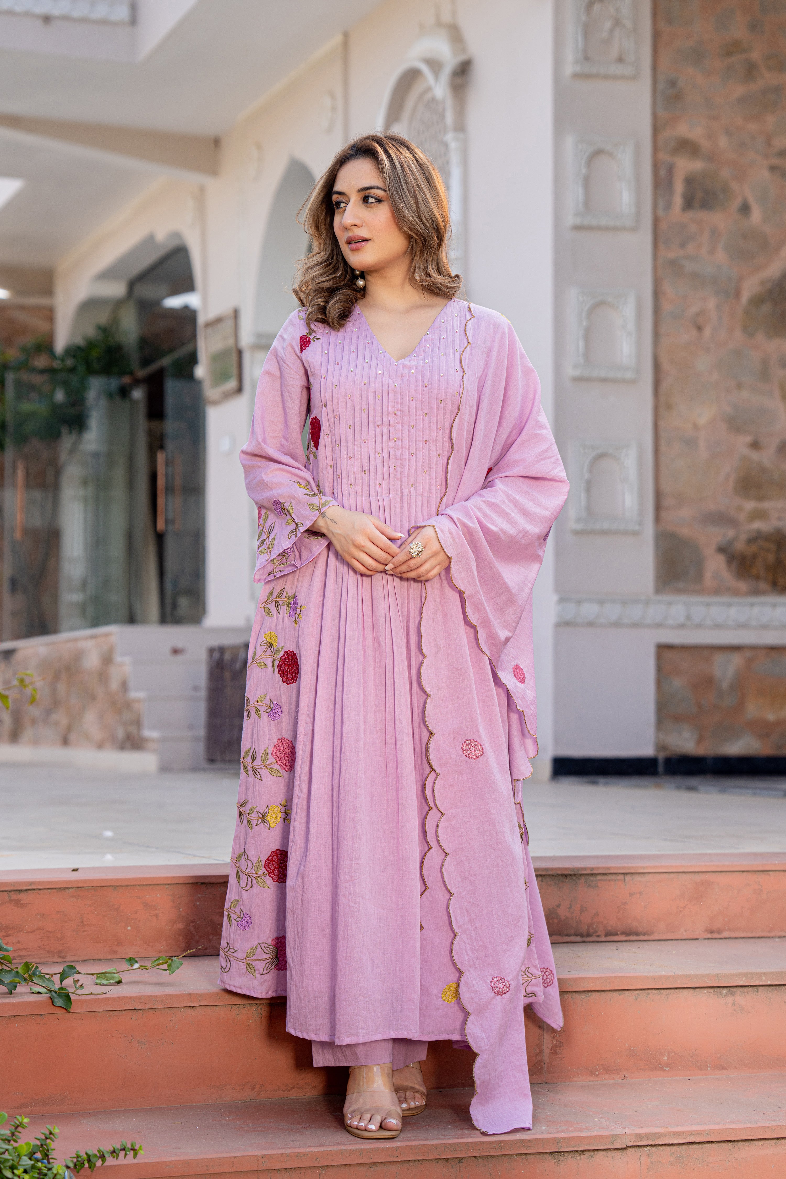 Blooming Rose Suit Set