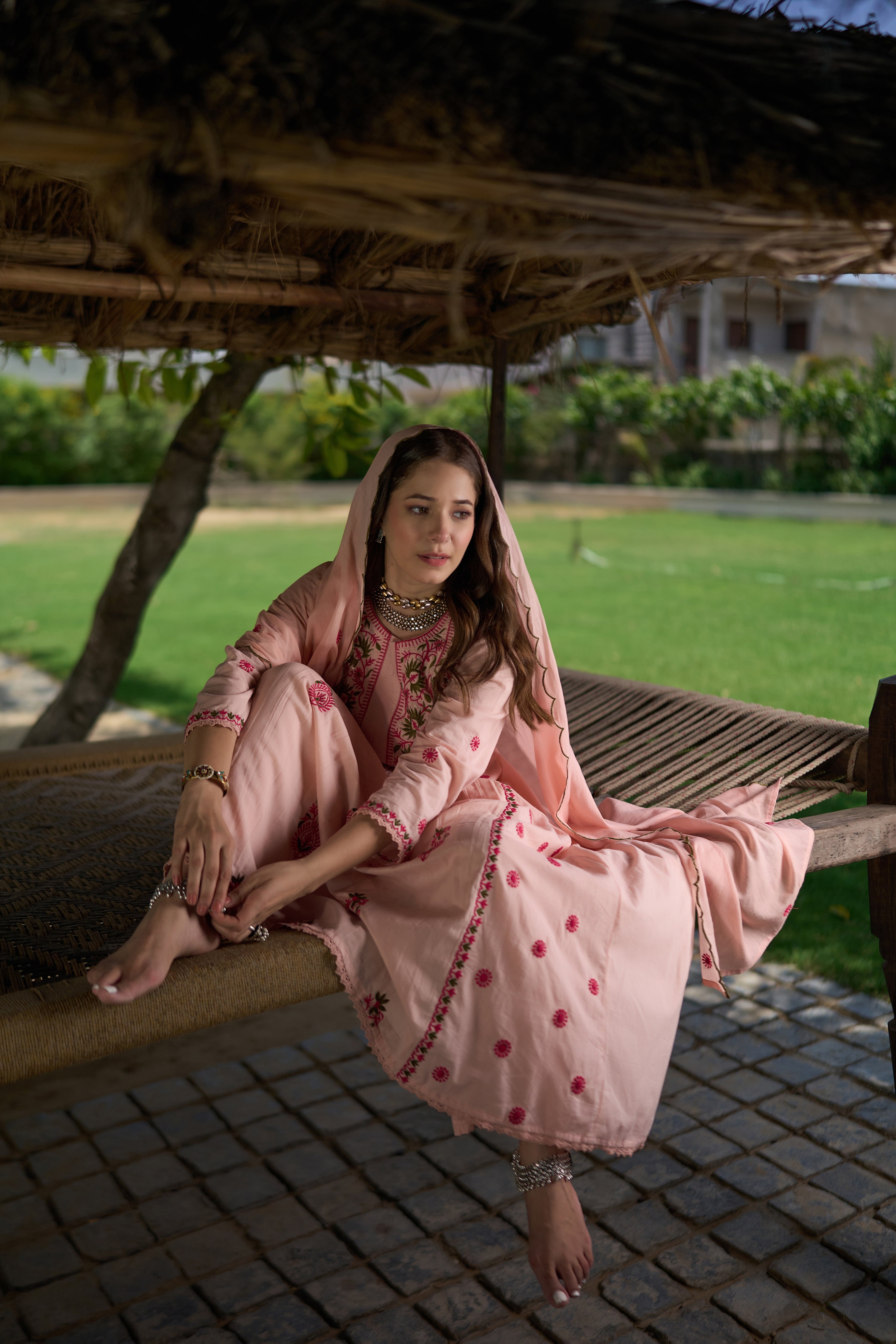 Pink Blossom Suit Set