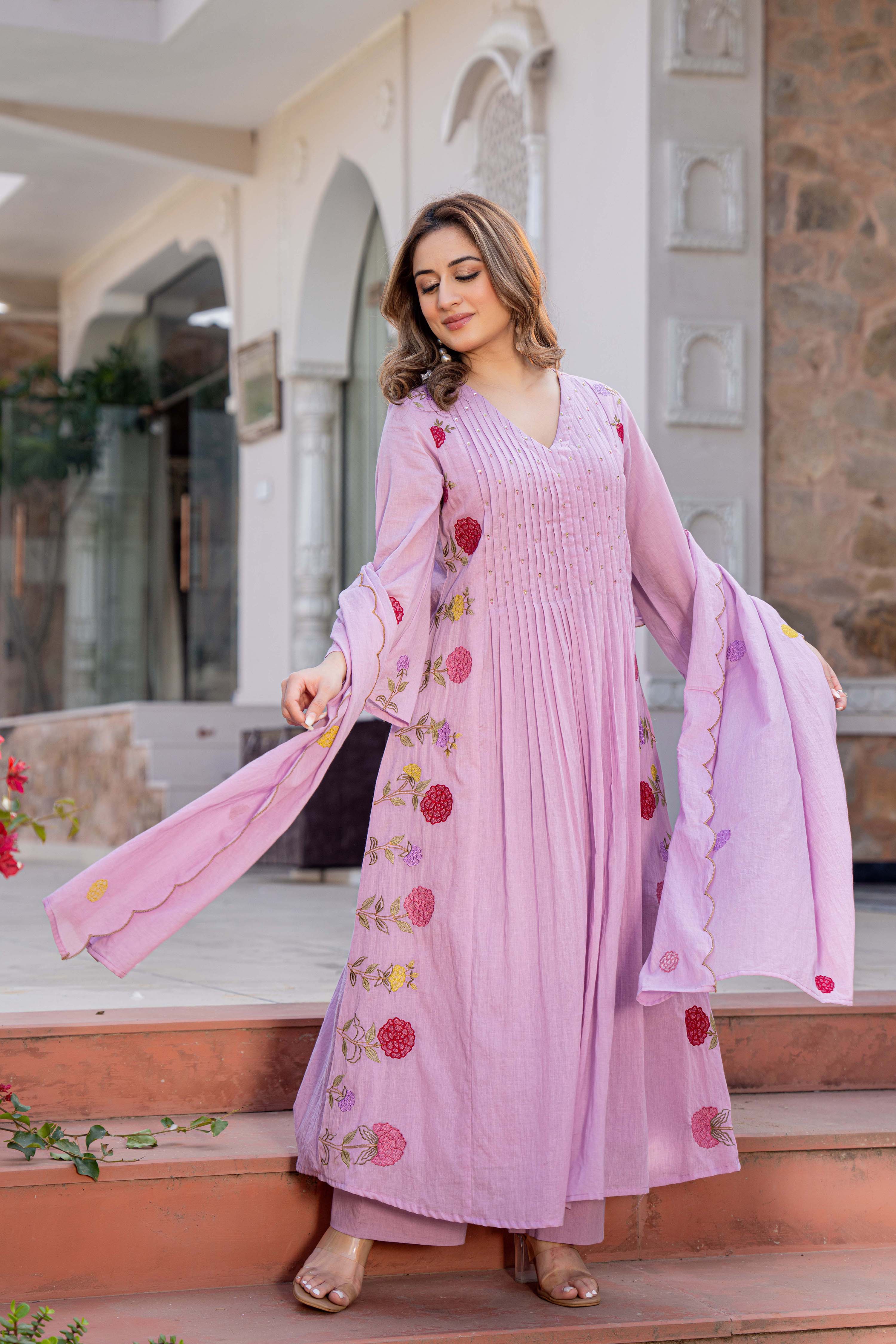 Blooming Rose Suit Set