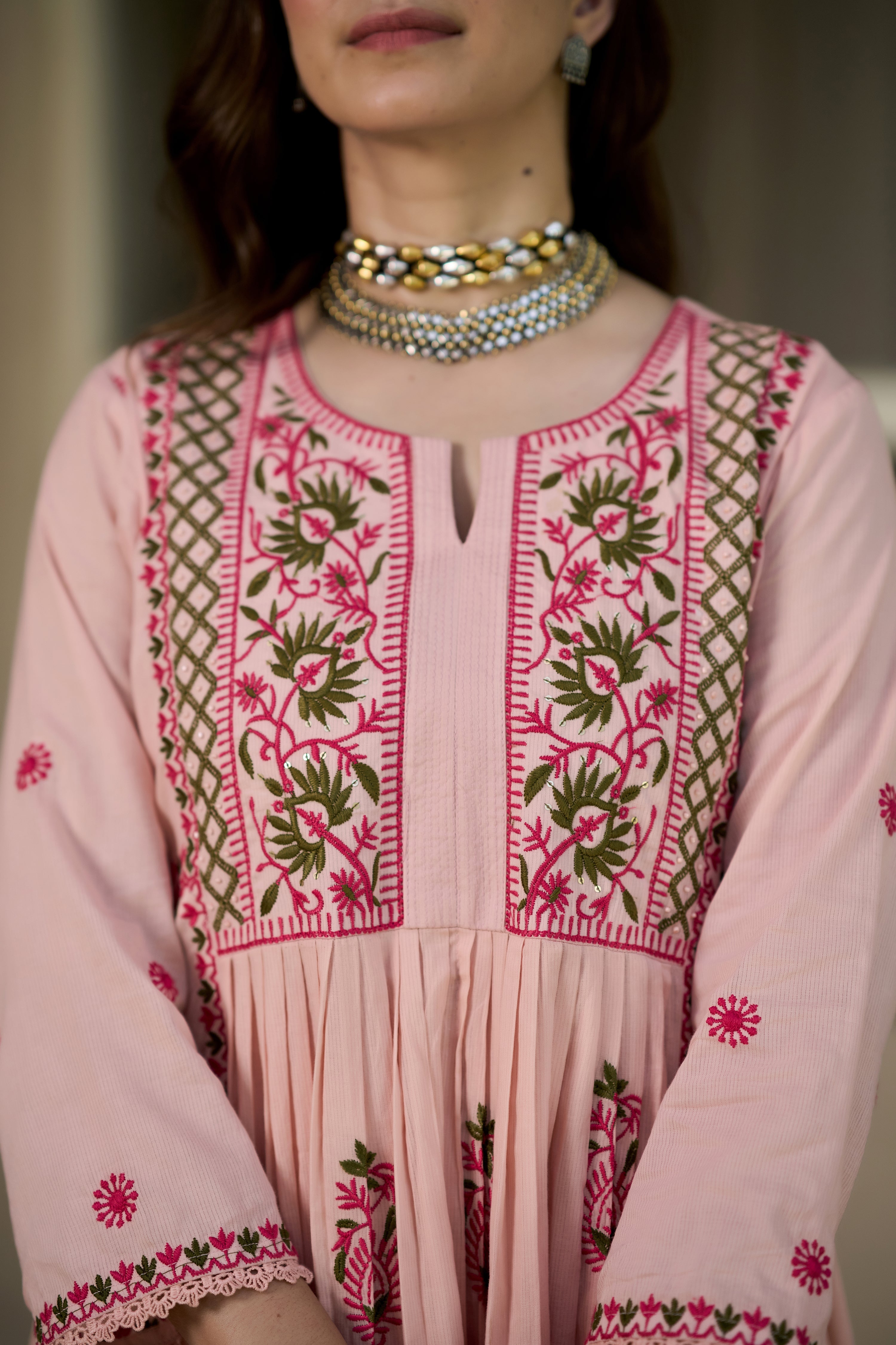 Pink Blossom Suit Set