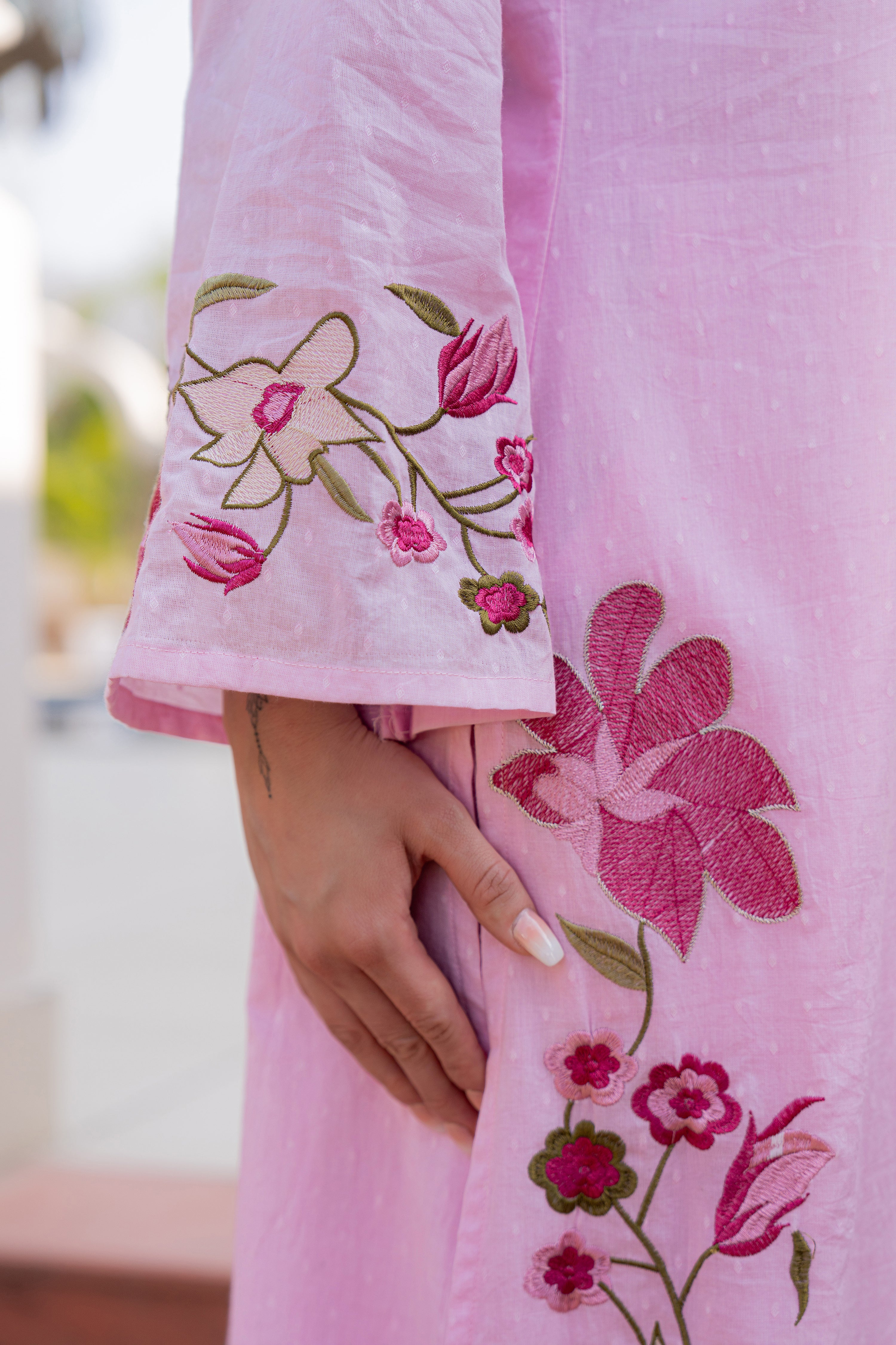 Rose Blush Bloom Suit Set