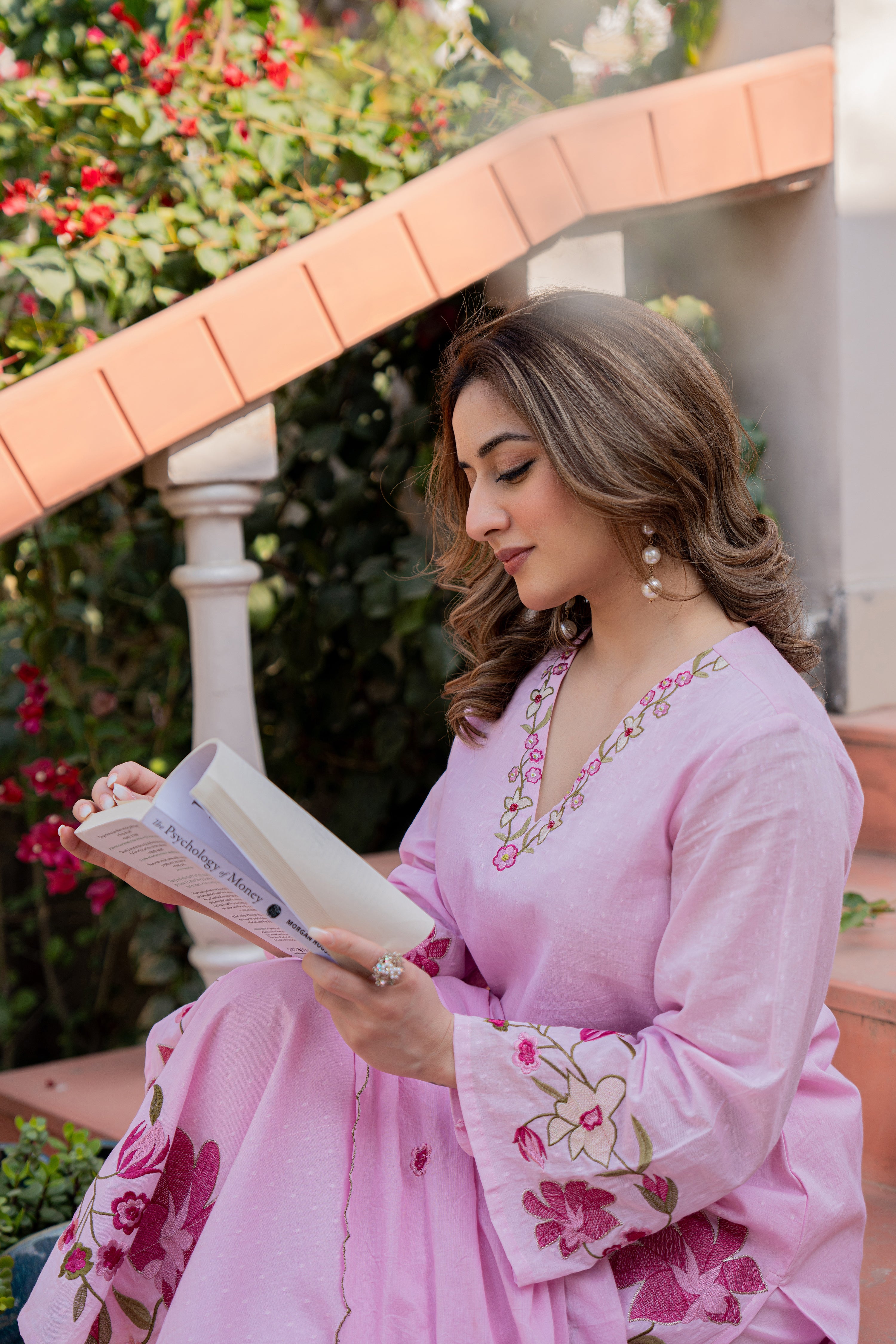 Rose Blush Bloom Suit Set