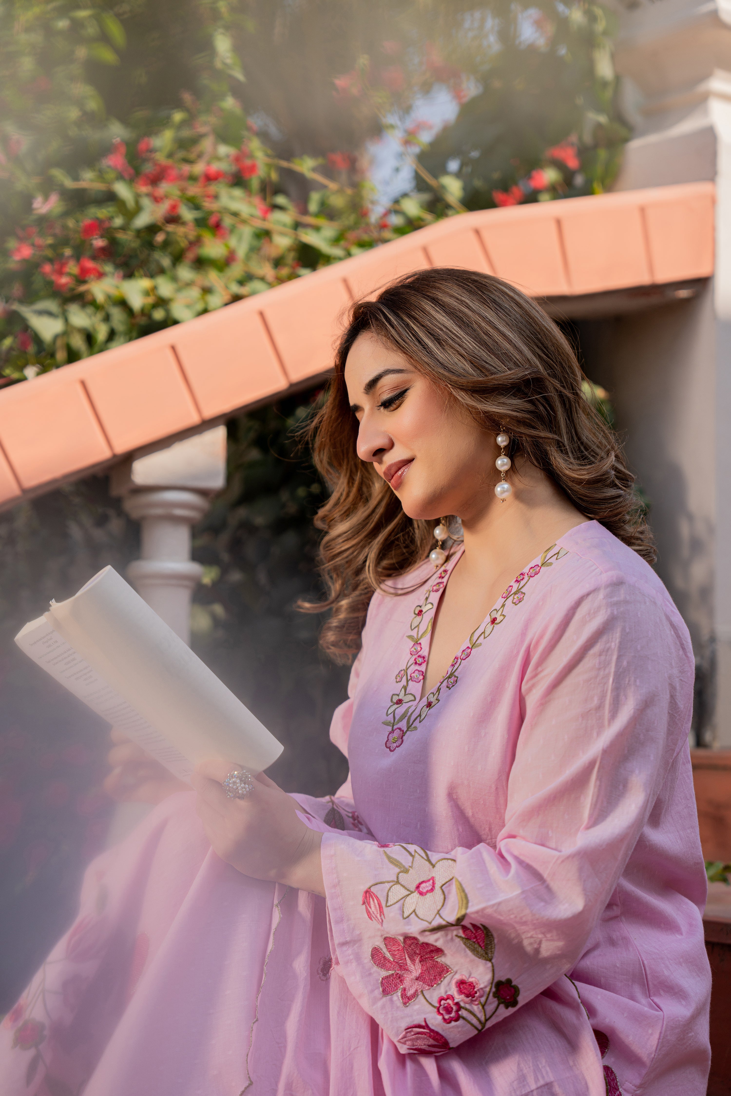 Rose Blush Bloom Suit Set