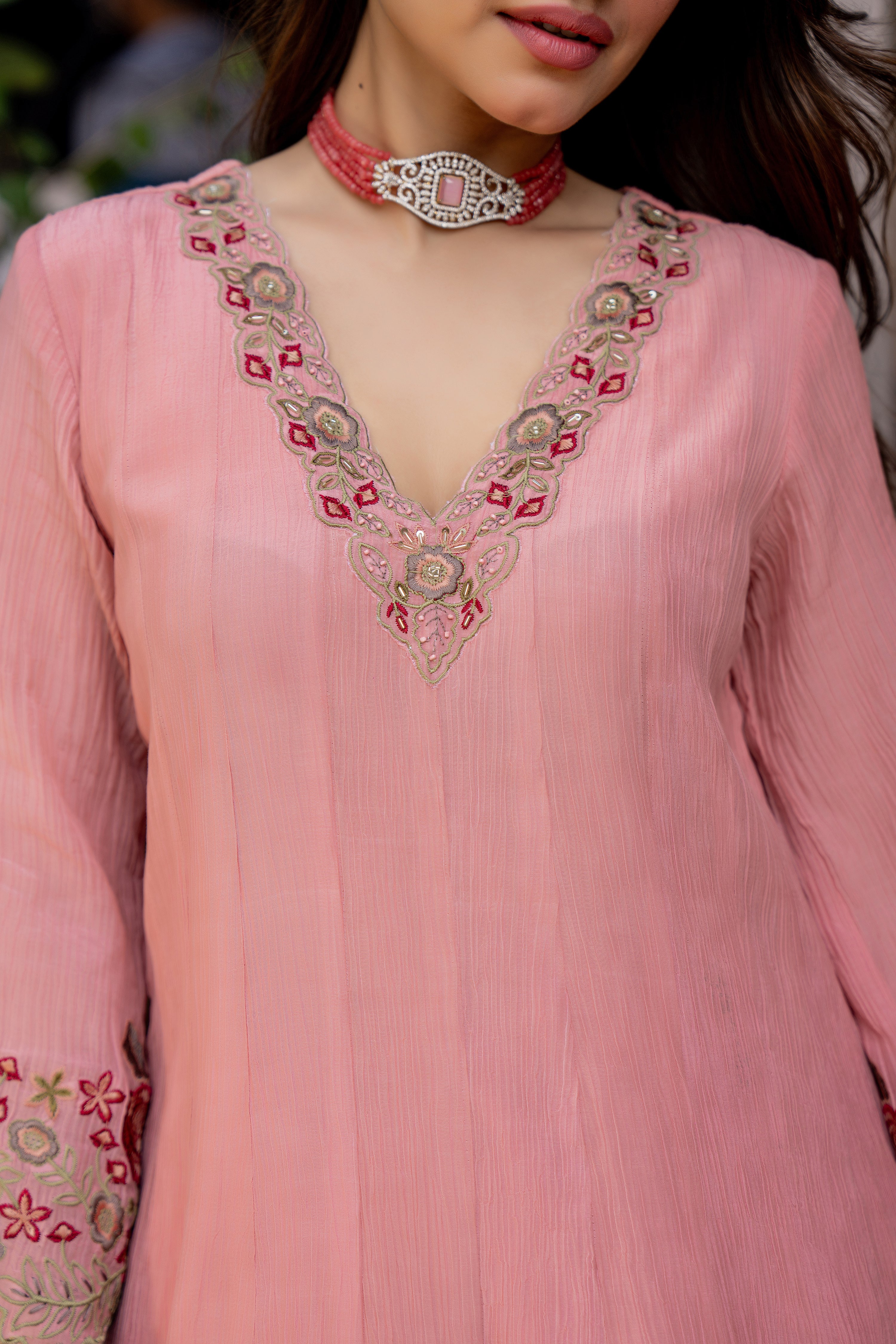 Blush Petal Pink Suit Set
