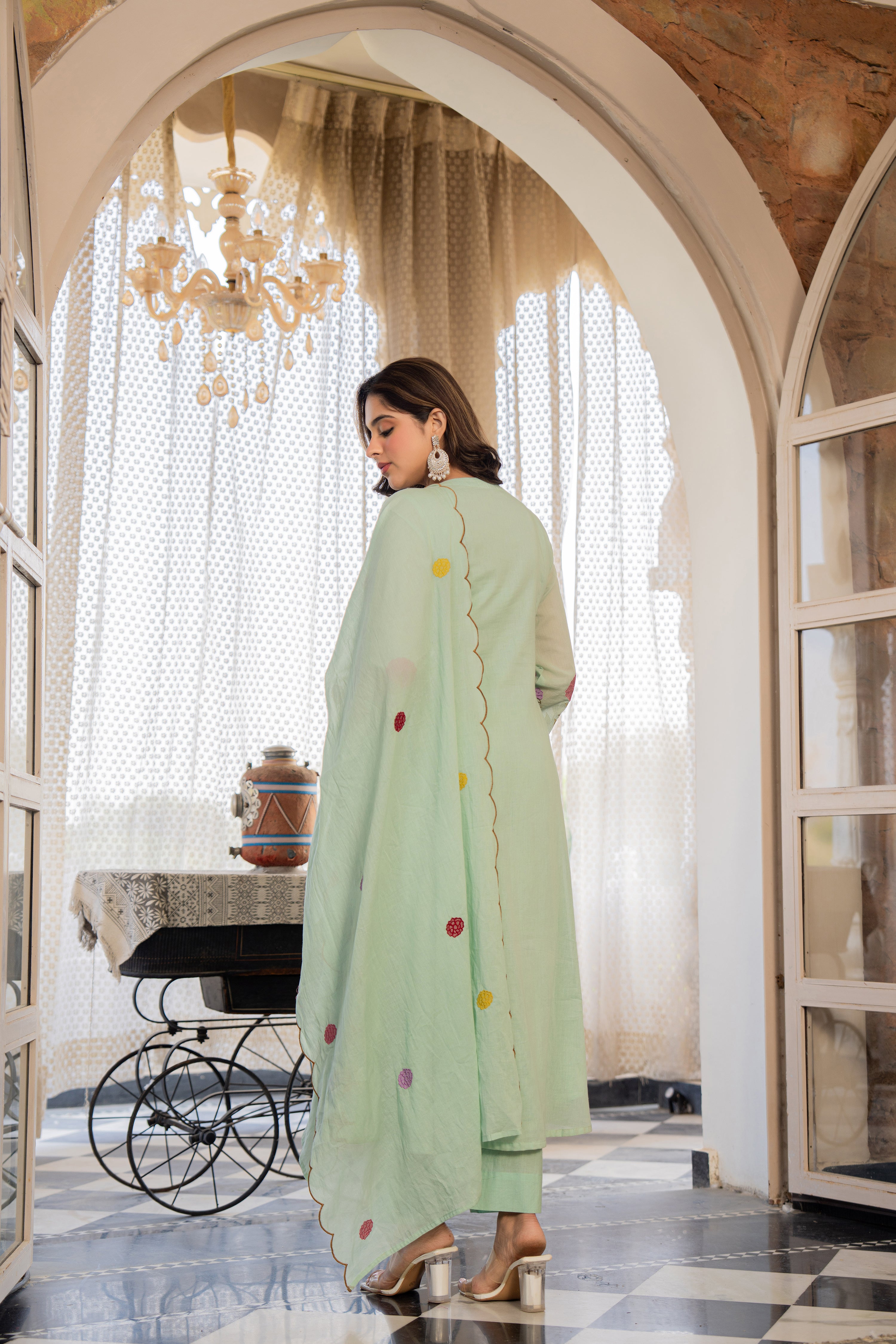 Blooming Mint Suit Set