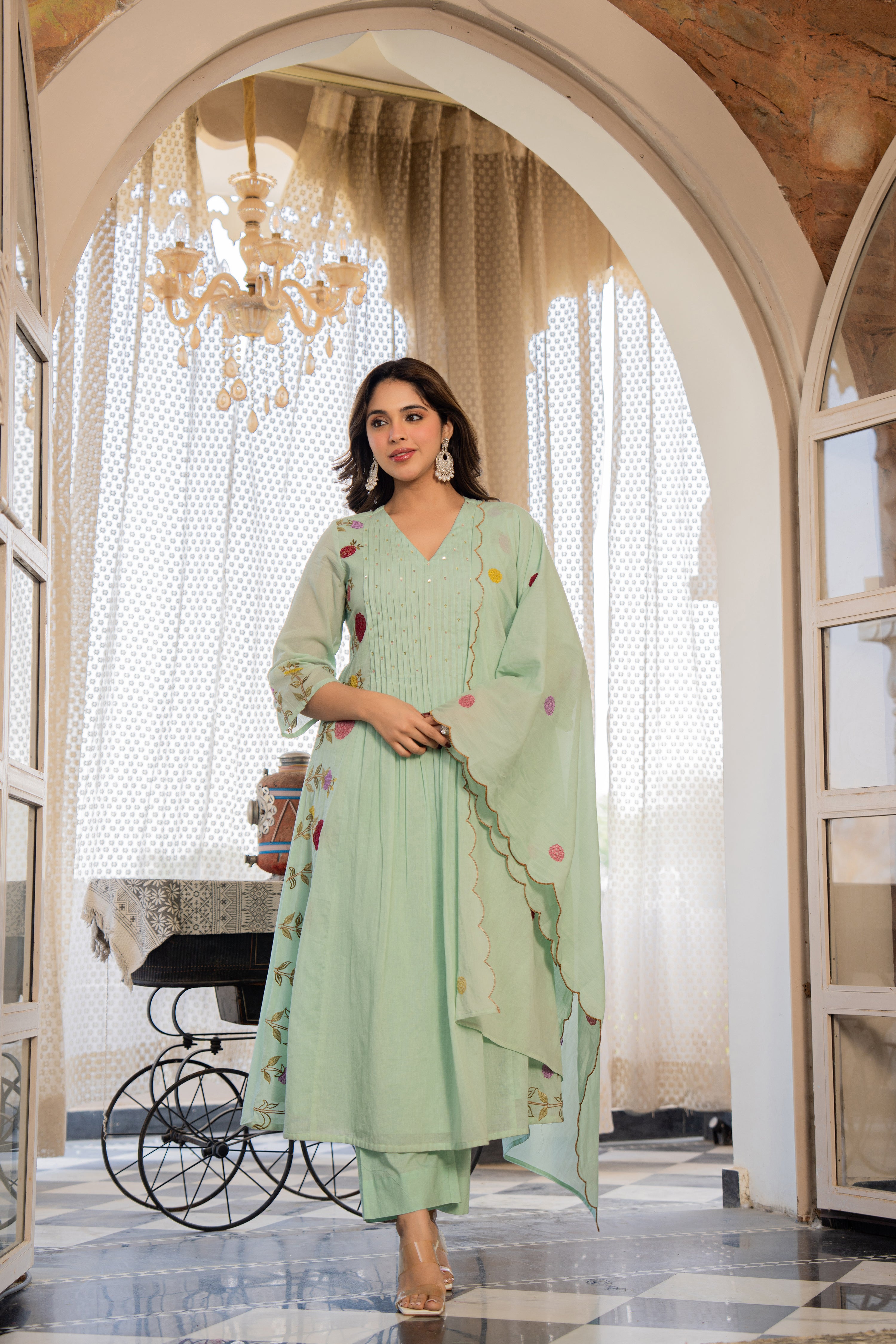 Blooming Mint Suit Set