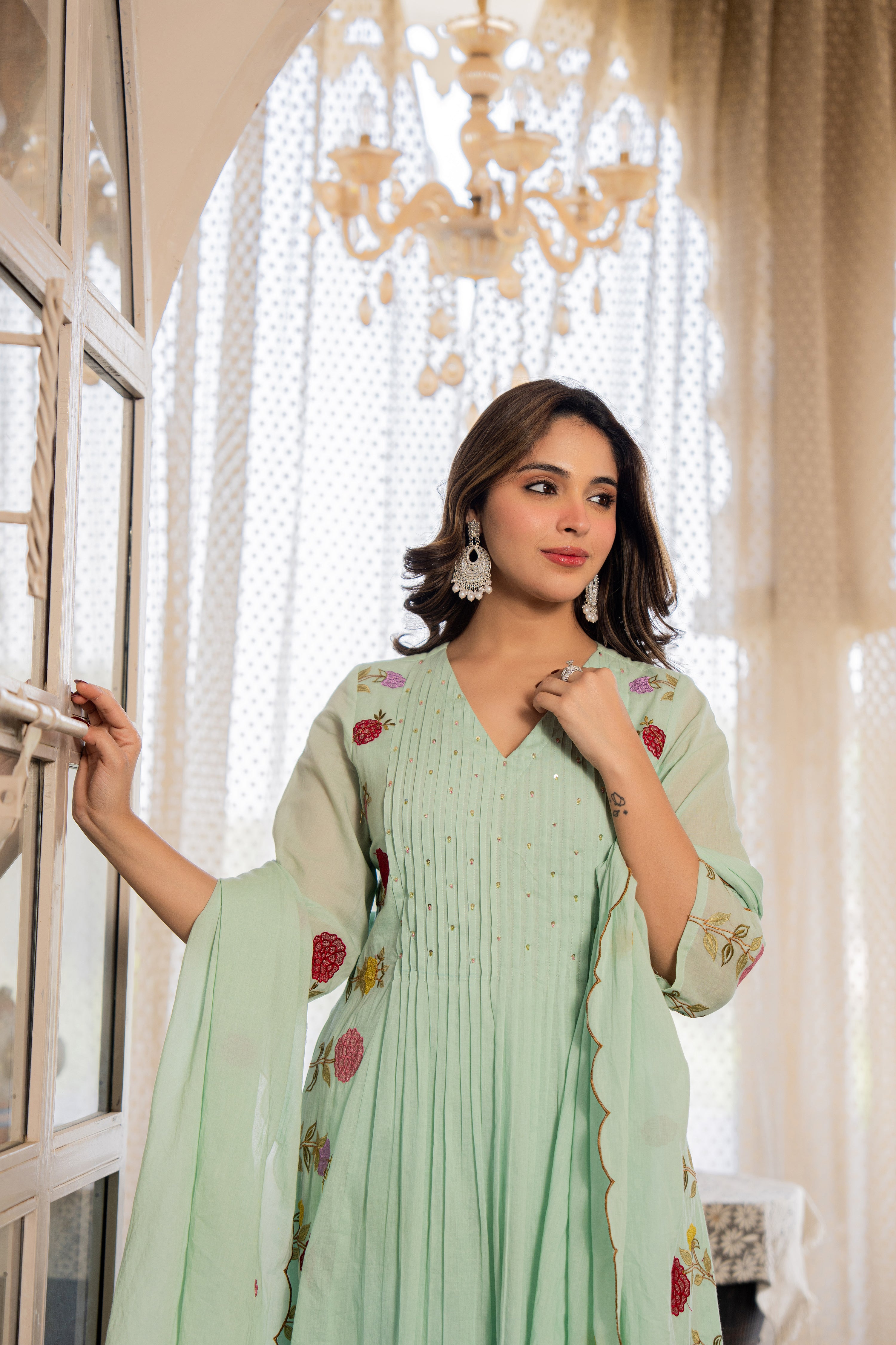 Blooming Mint Suit Set