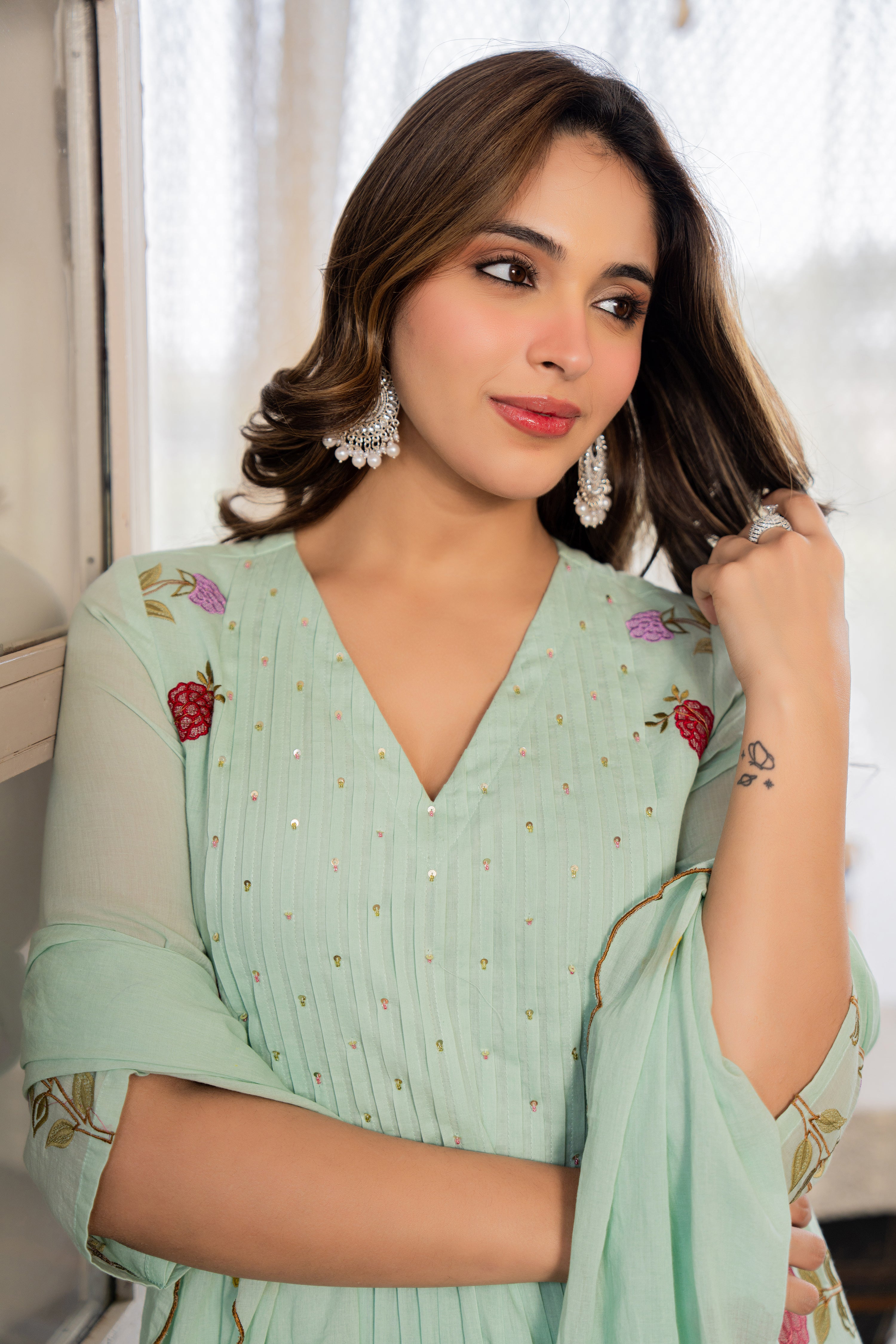 Blooming Mint Suit Set