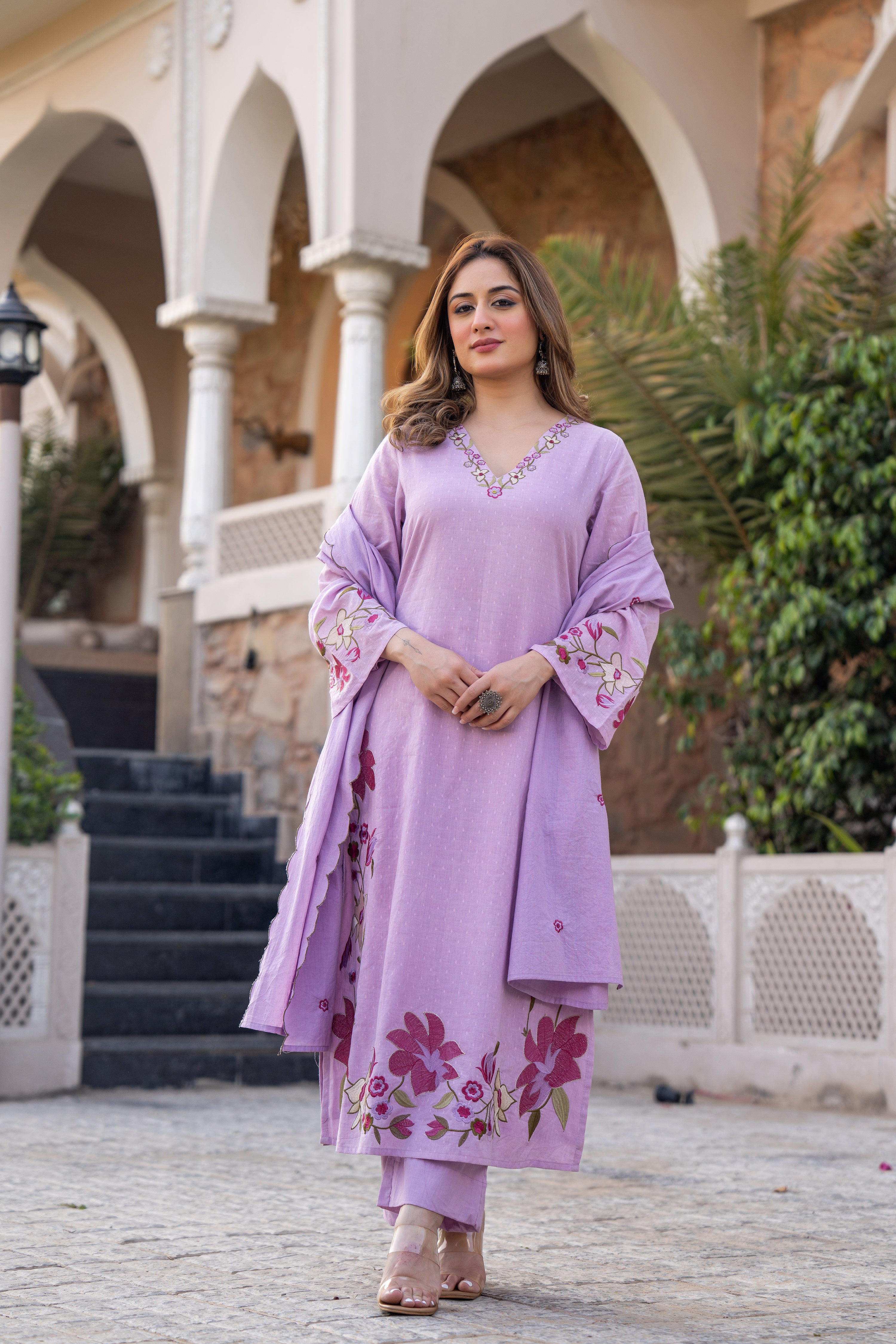 Lilac Blossom Suit Set