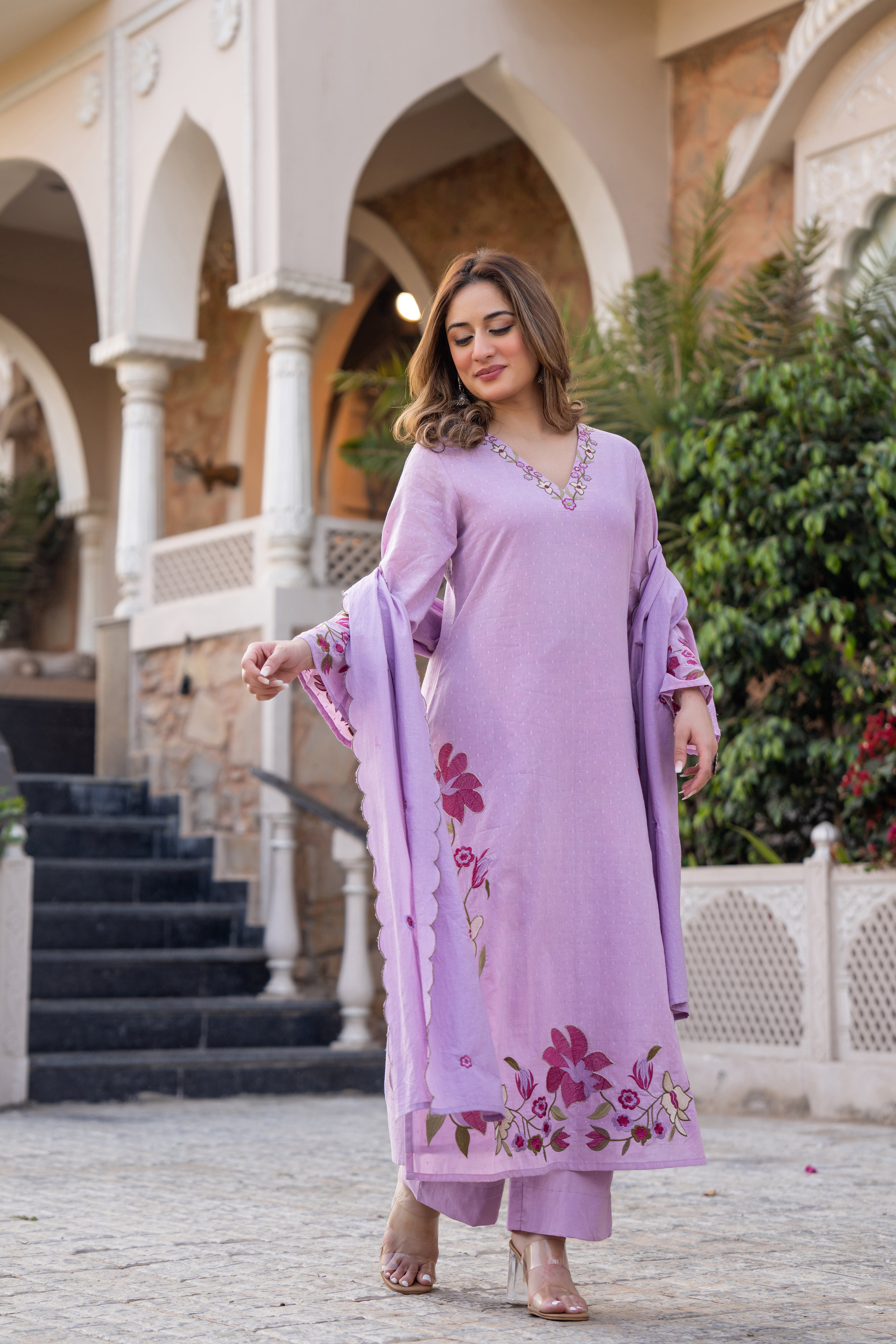 Lilac Blossom Suit Set