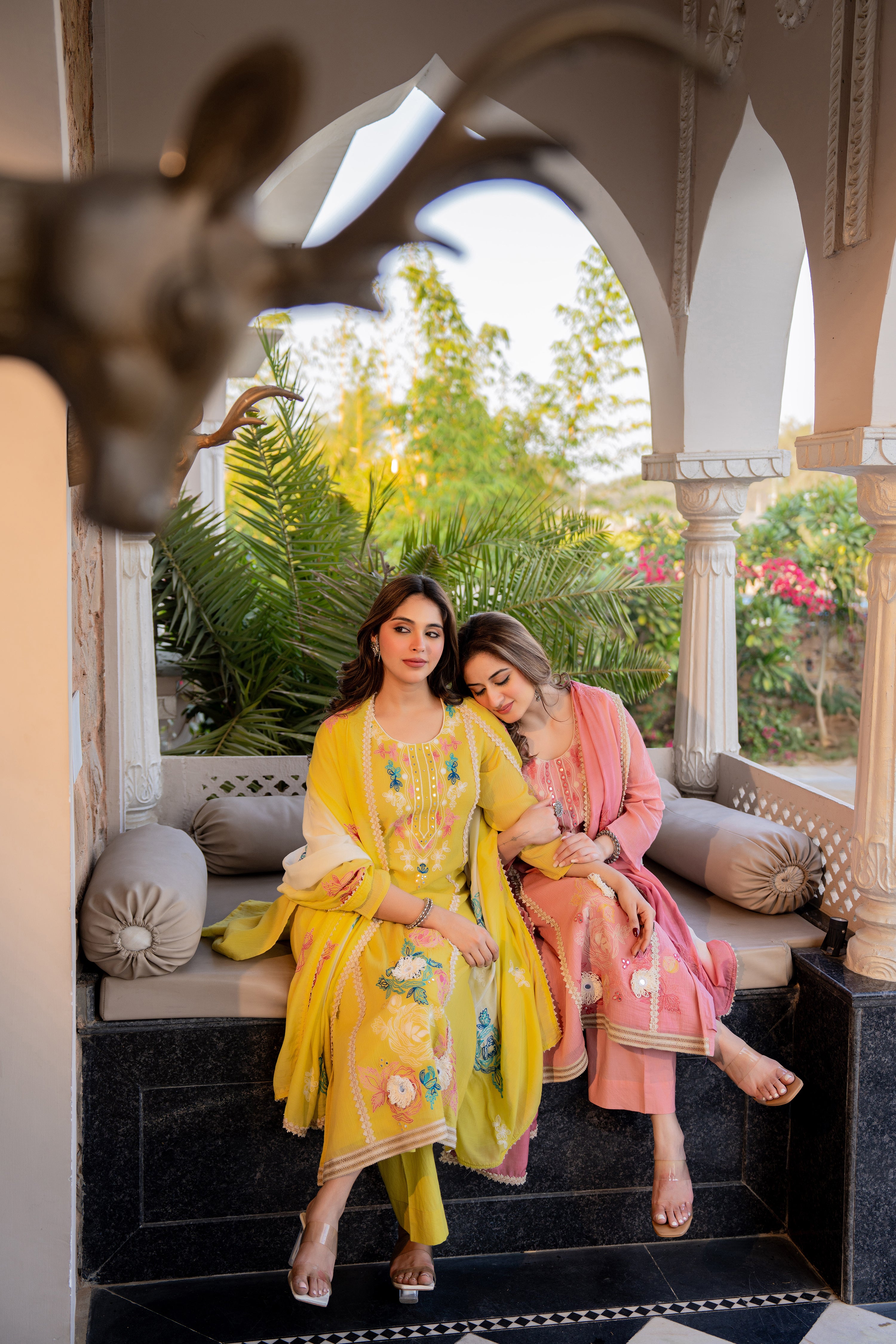 Sunlit Haldi Bloom Suit Set