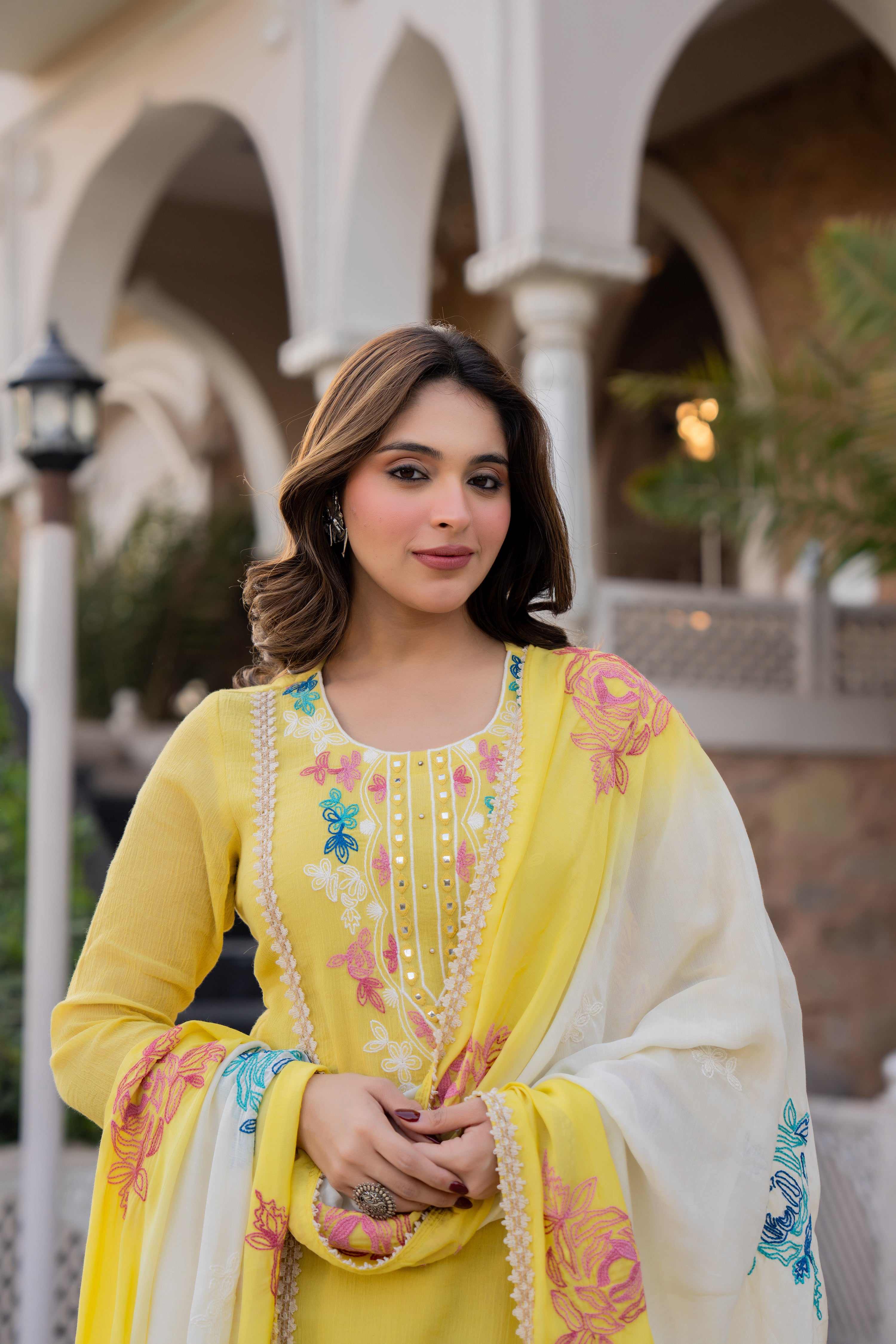 Sunlit Haldi Suit Set