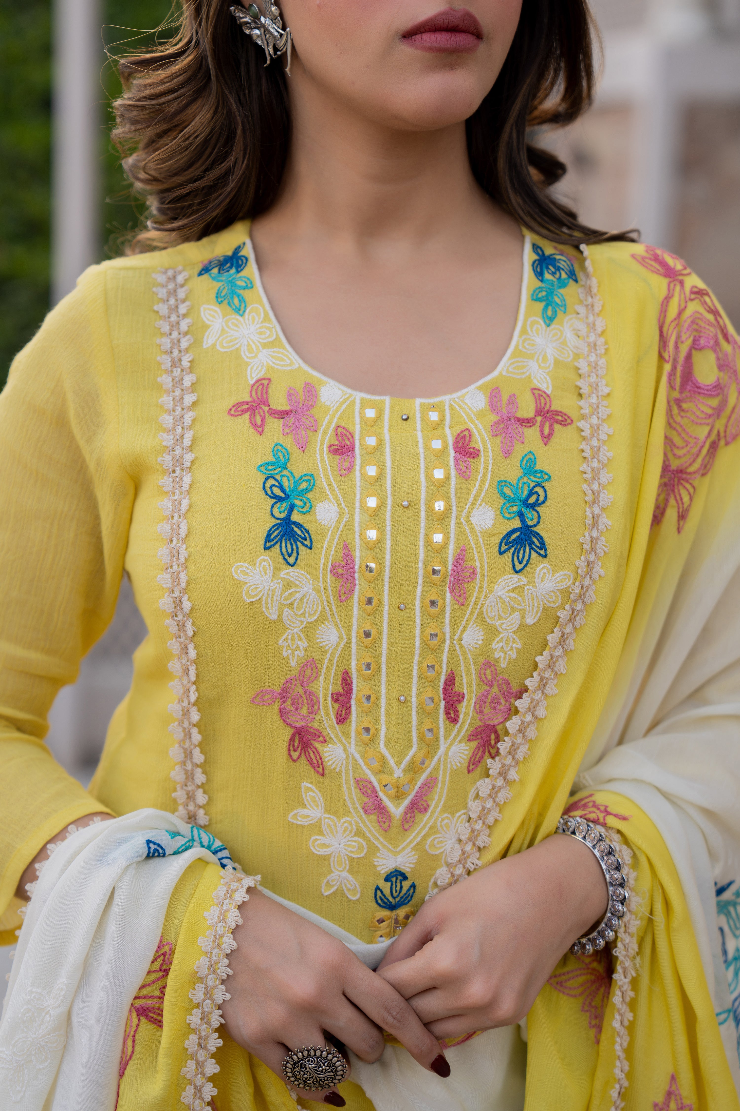 Sunlit Haldi Suit Set