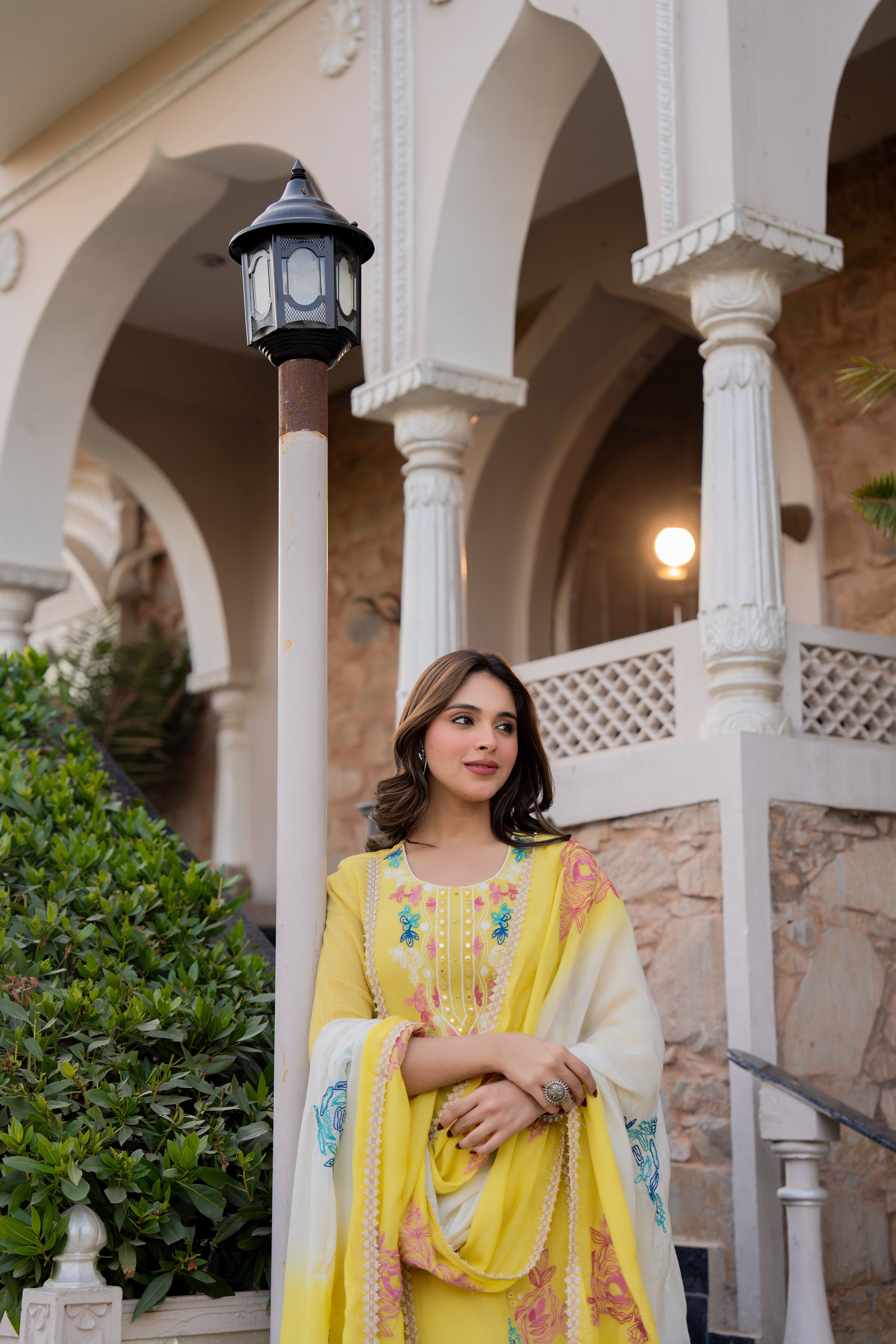 Sunlit Haldi Suit Set