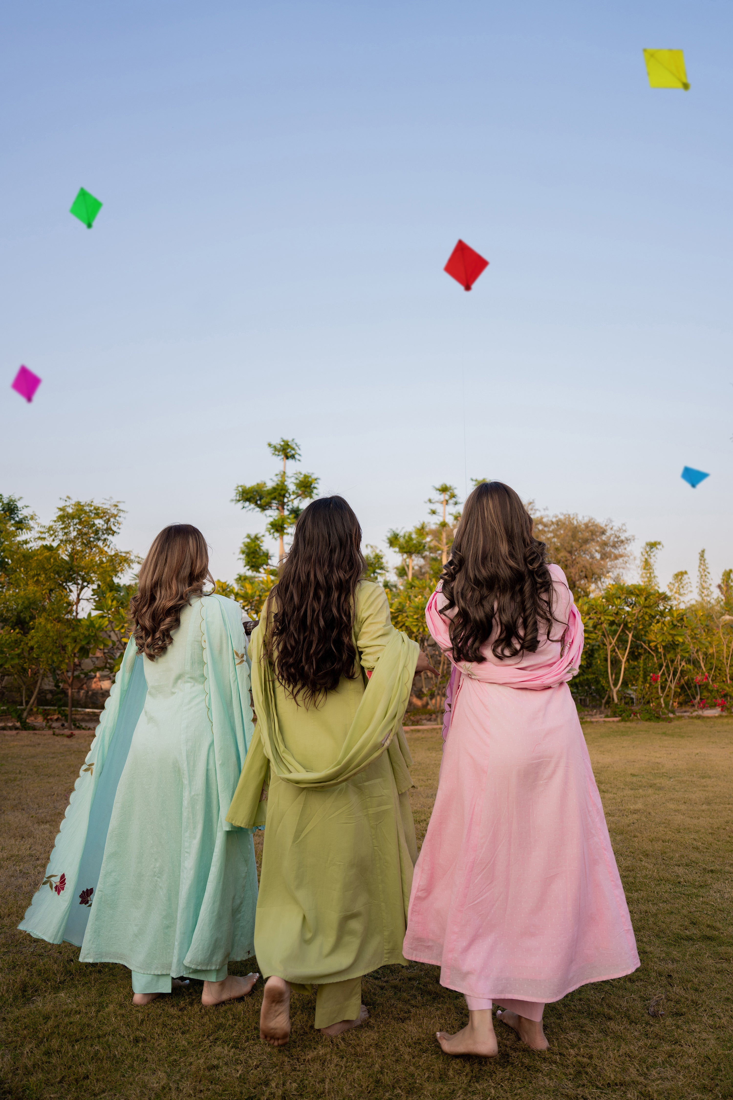 Floral Ease Cotton Dobby Suit Set