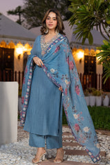 Powder Blush Kurta Set