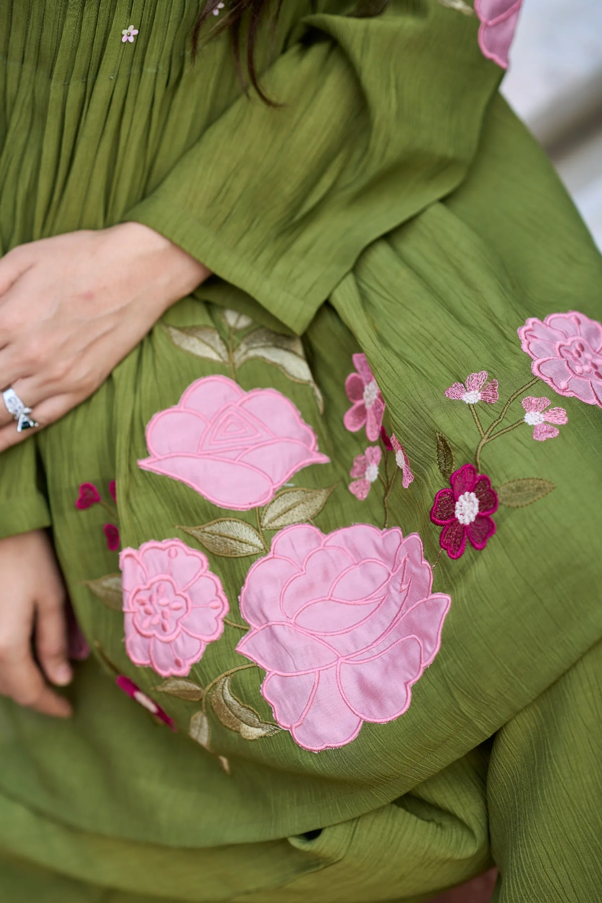 Olive Blossom Co-ord Set