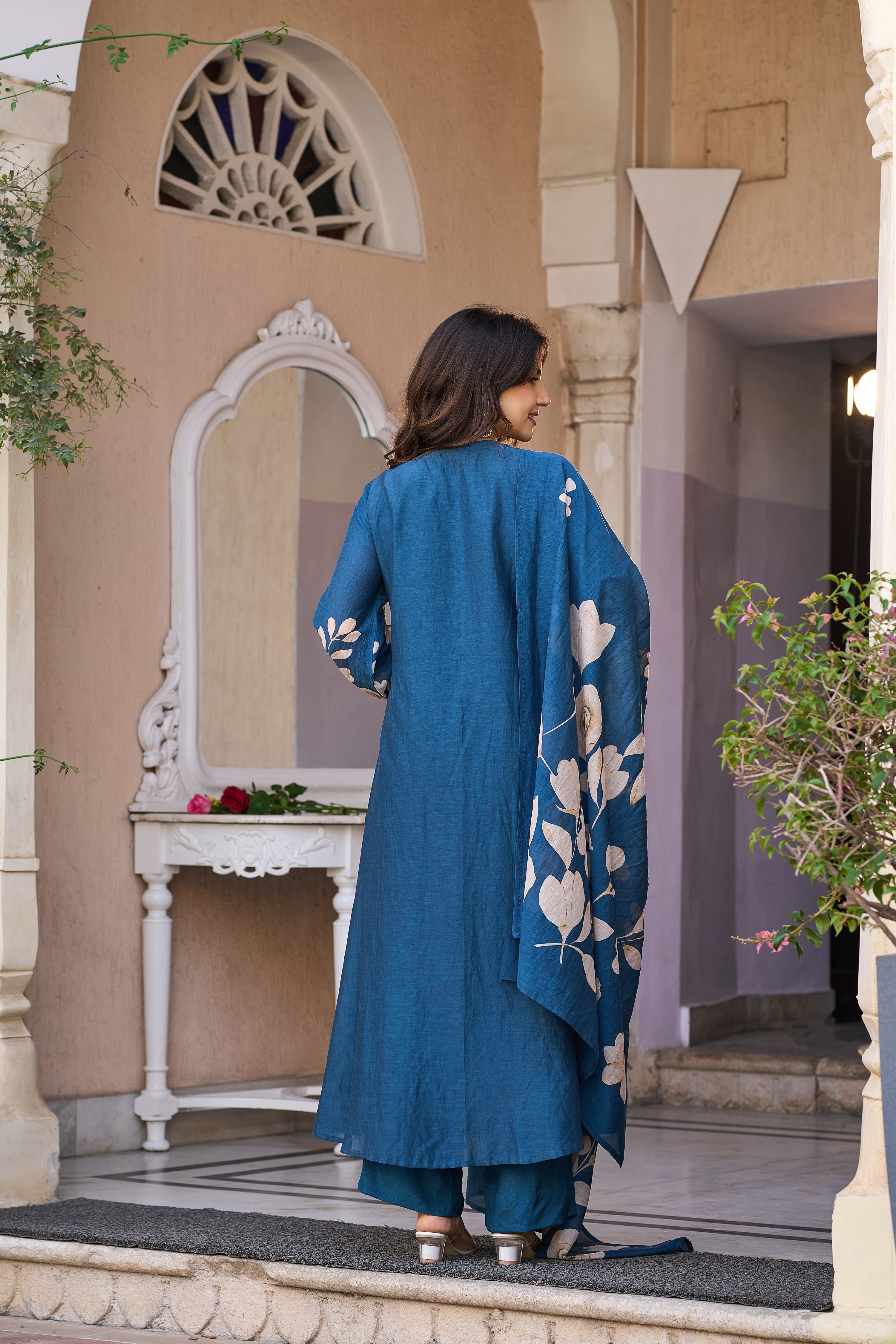 Azure Pleated Grace Set