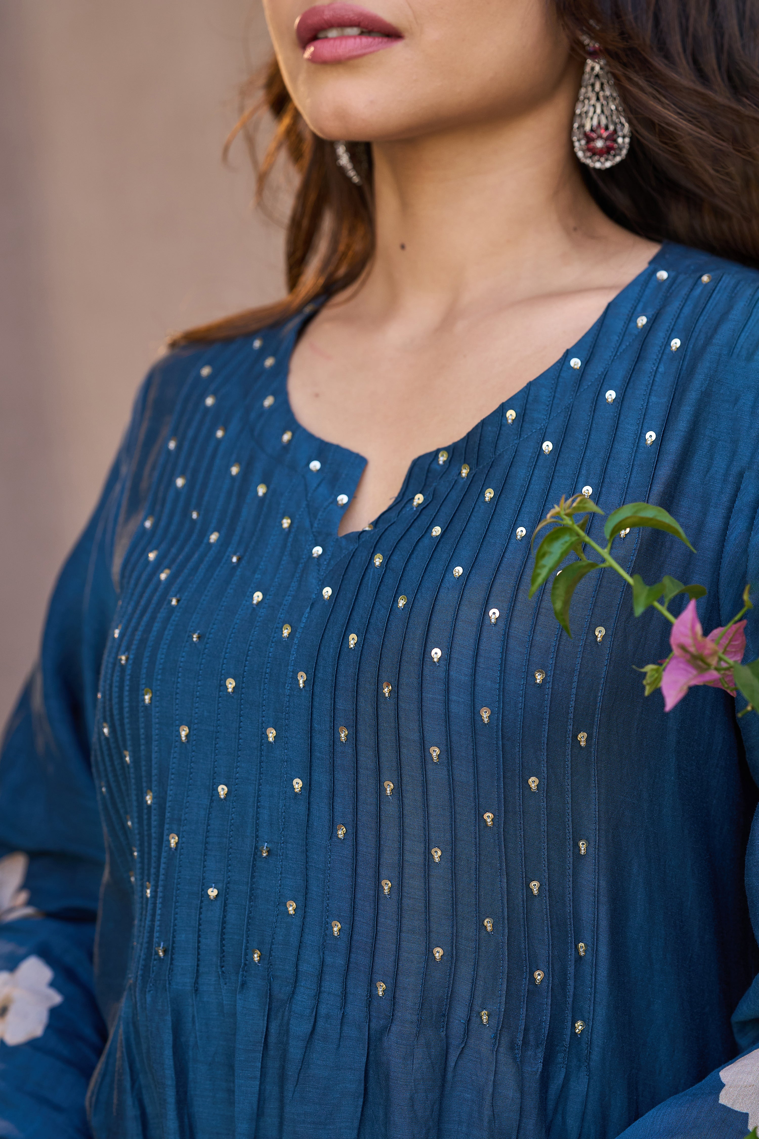Azure Pleated Grace Set