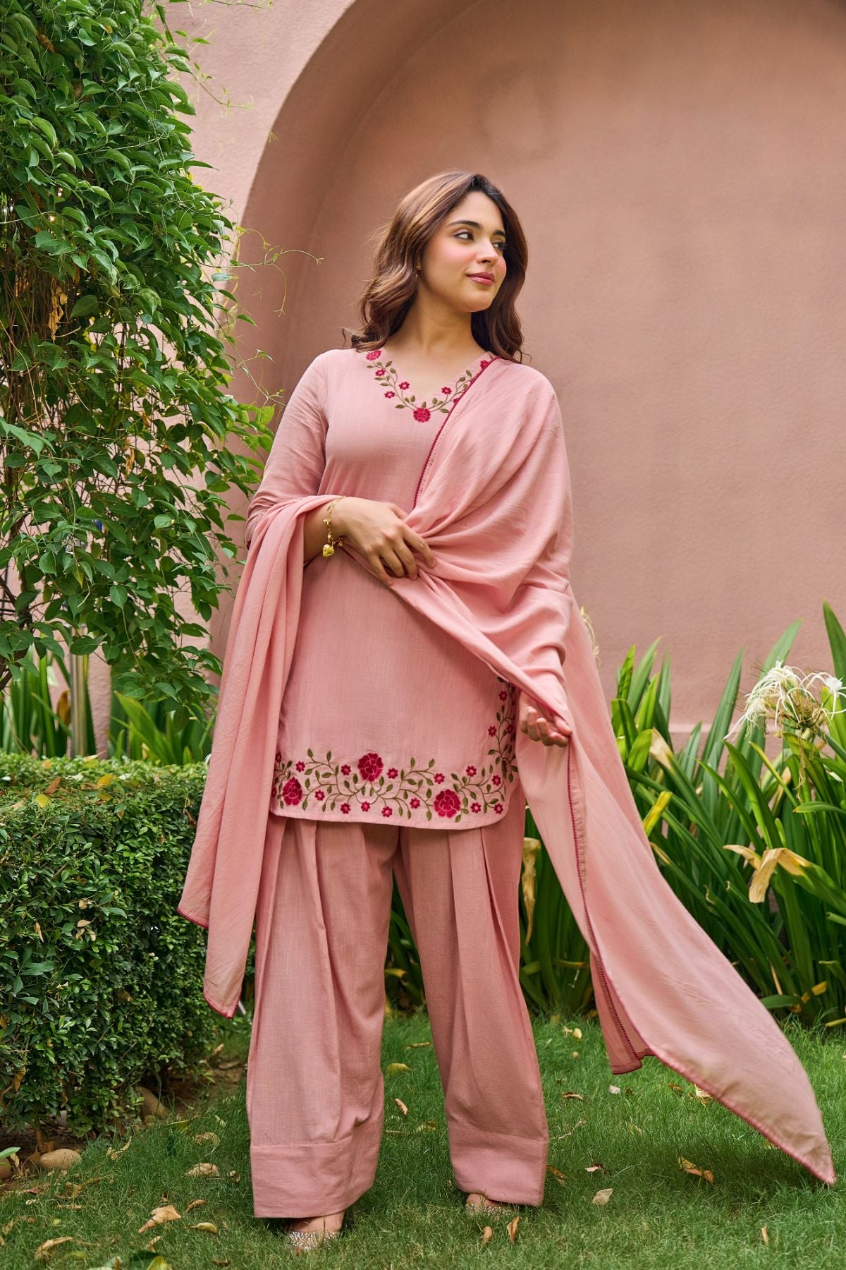 Blush Pink Suit Set