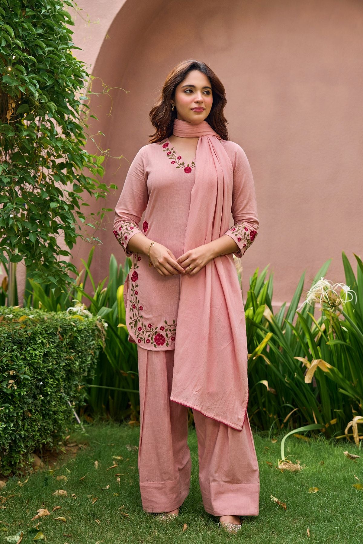 Blush Pink Suit Set