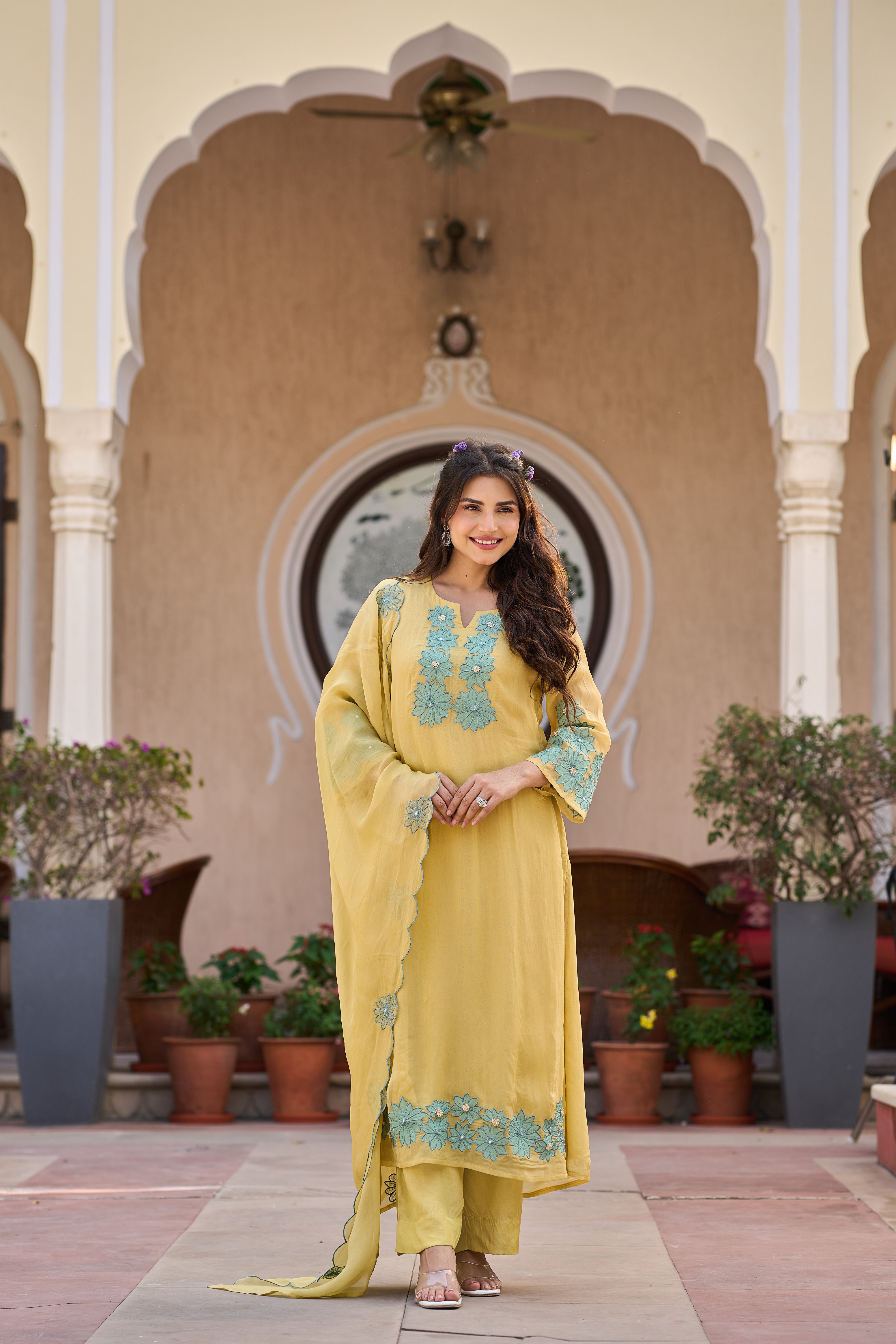 Royal Bloom Suit Set