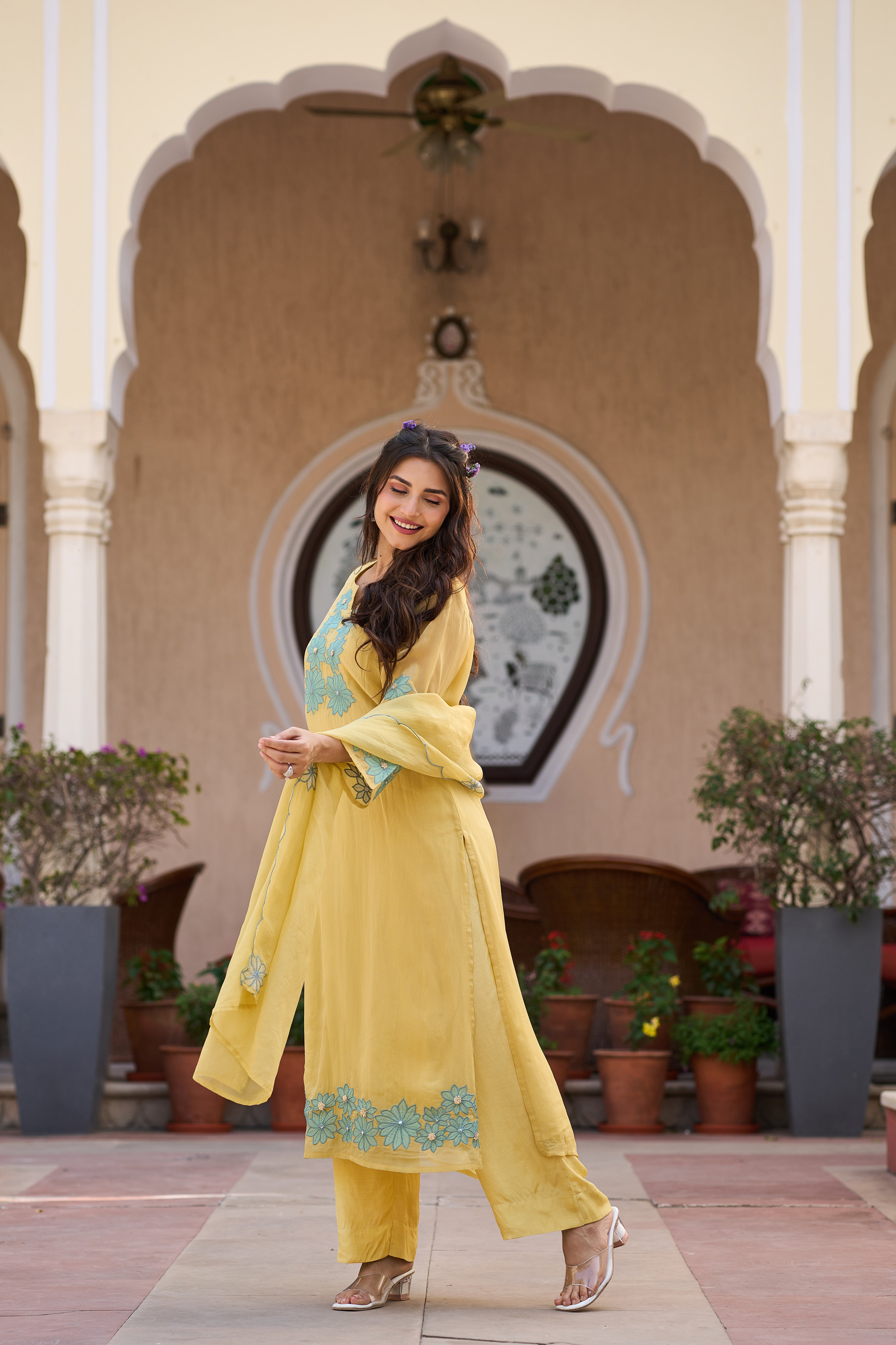 Royal Bloom Suit Set