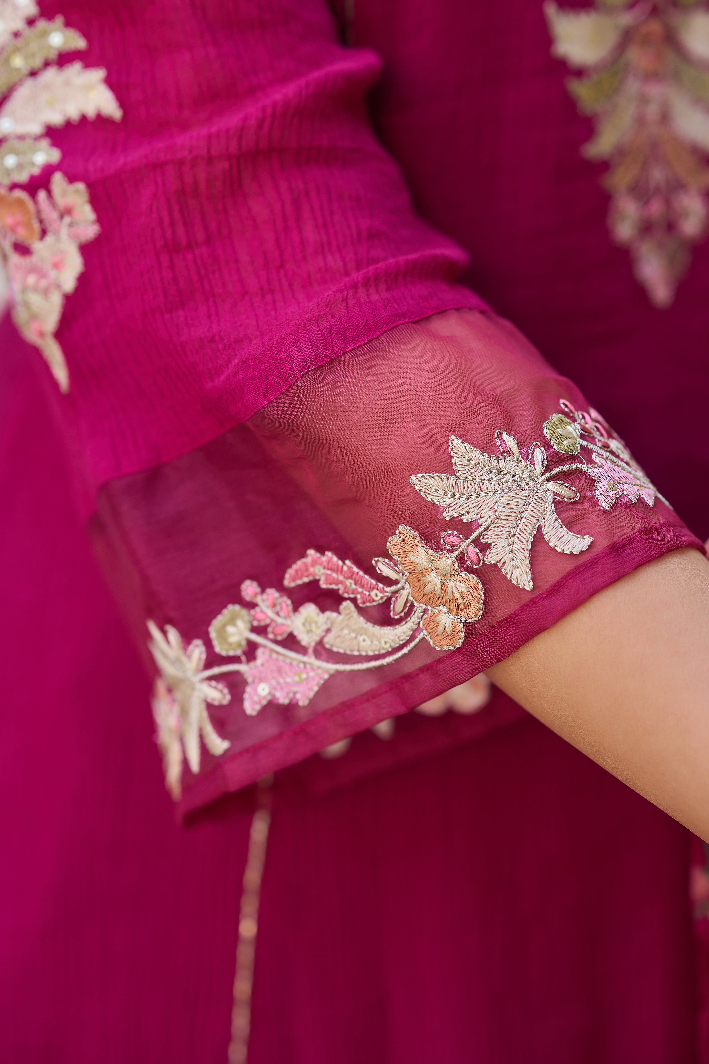 Rose Radiance Ensemble Suit Set