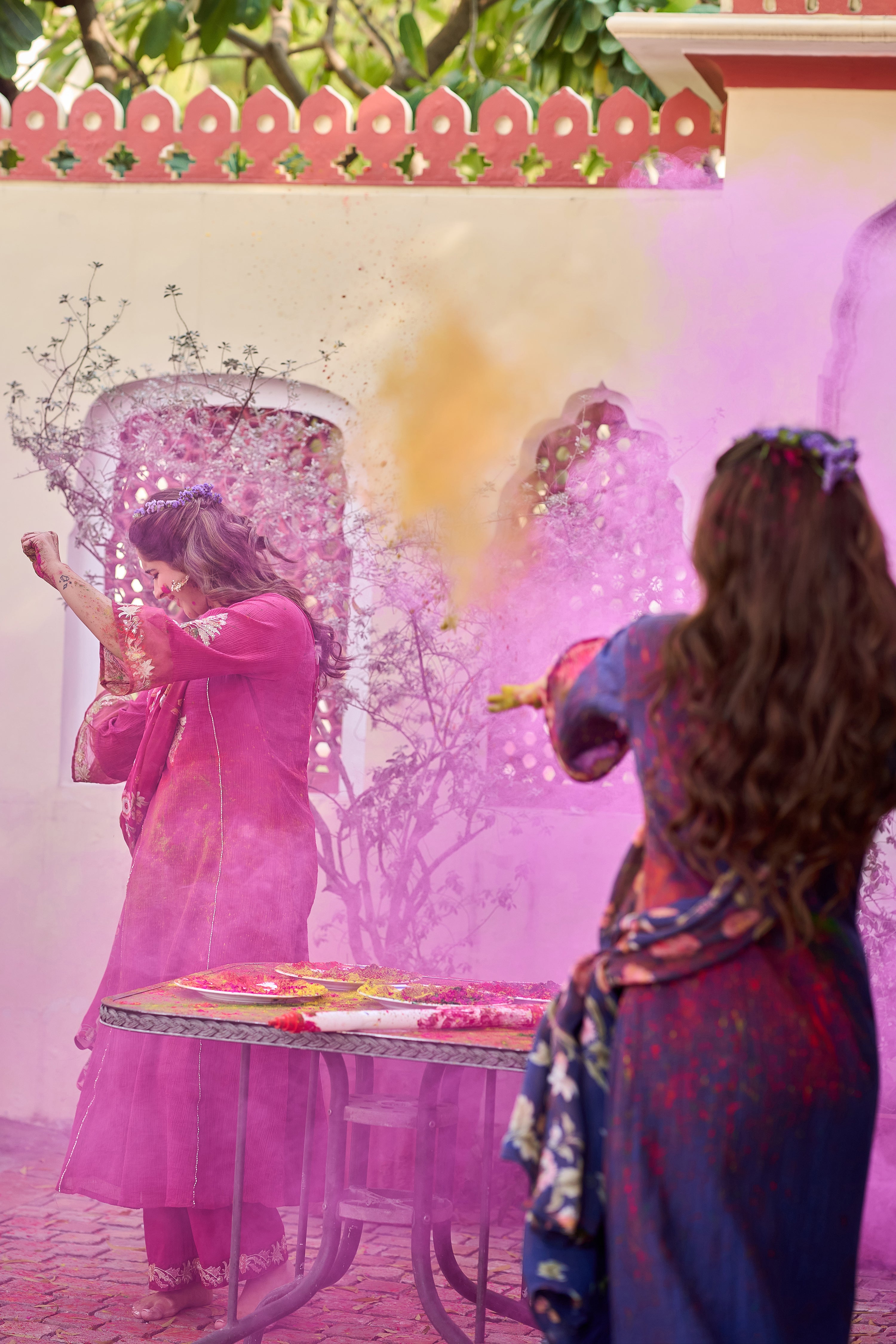 Midnight Bloom Ensemble Suit Set