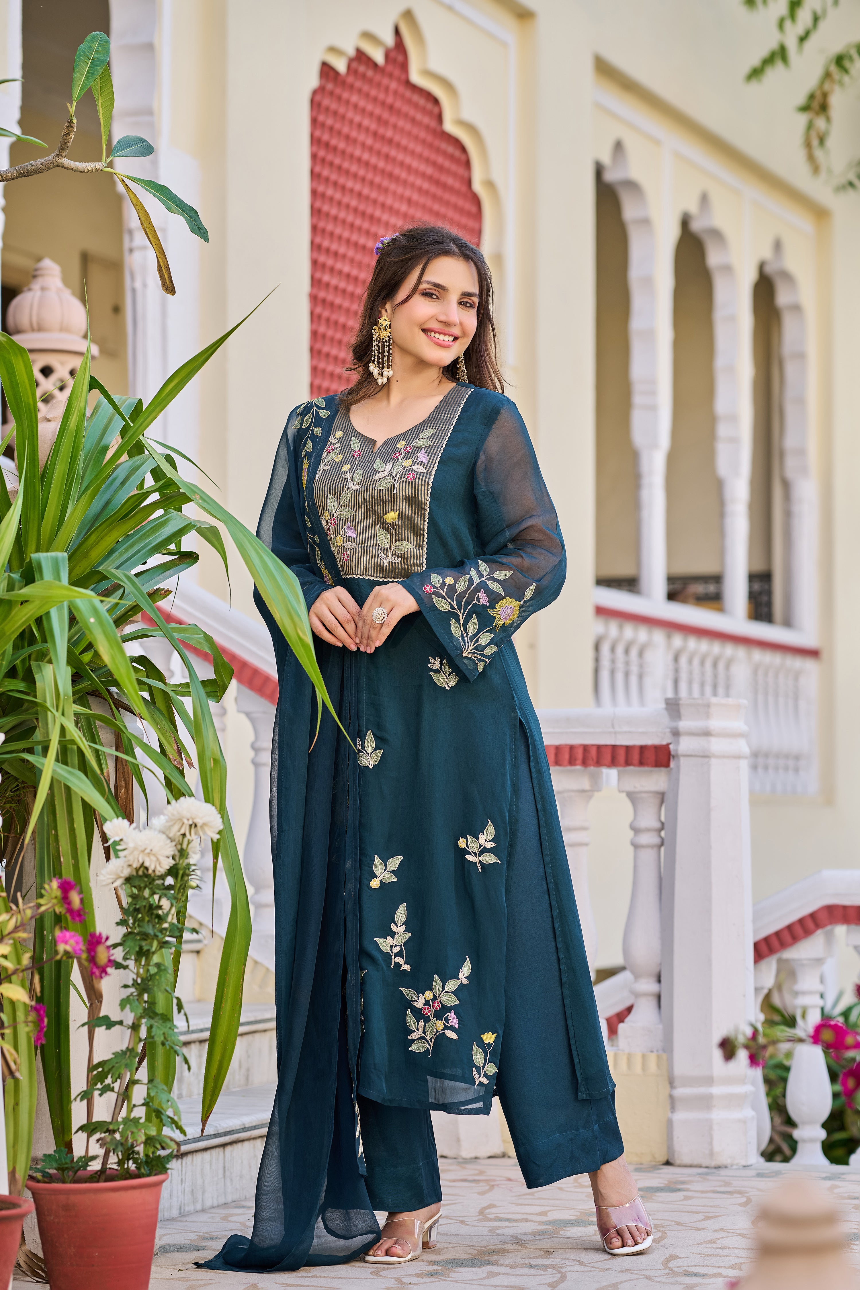 Emerald Grace Suit Set