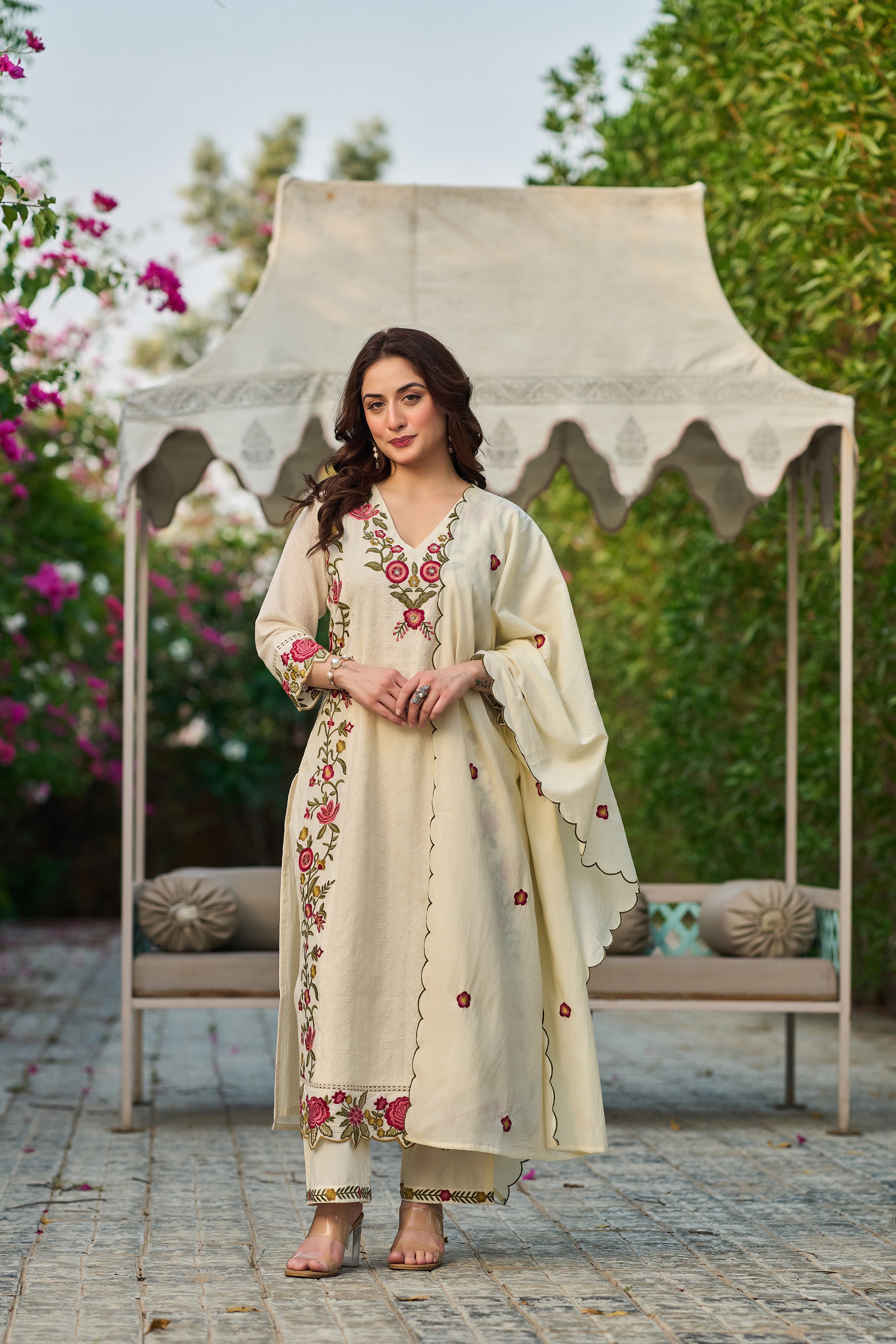 Pearl Blossom Suit Set