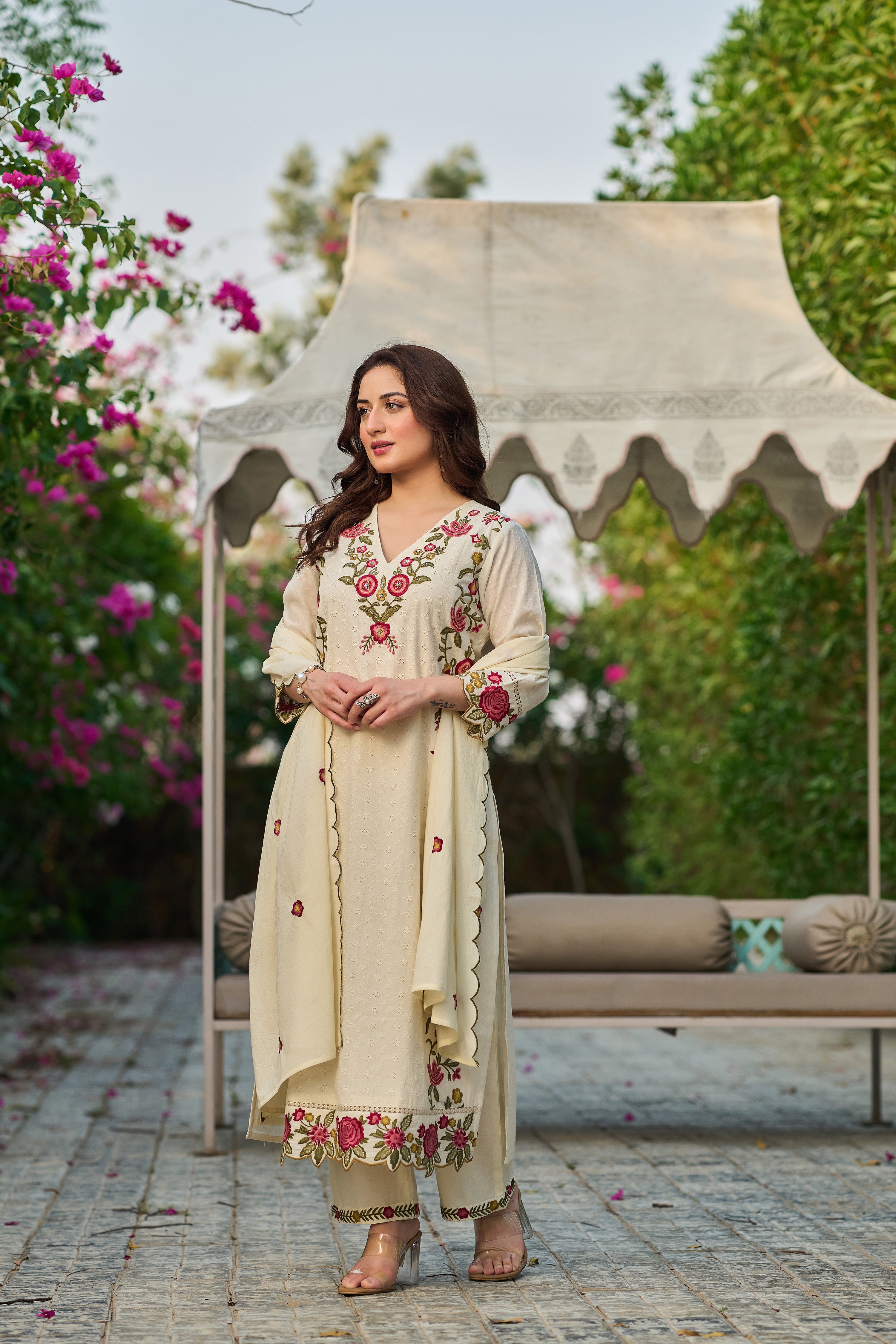 Pearl Blossom Suit Set
