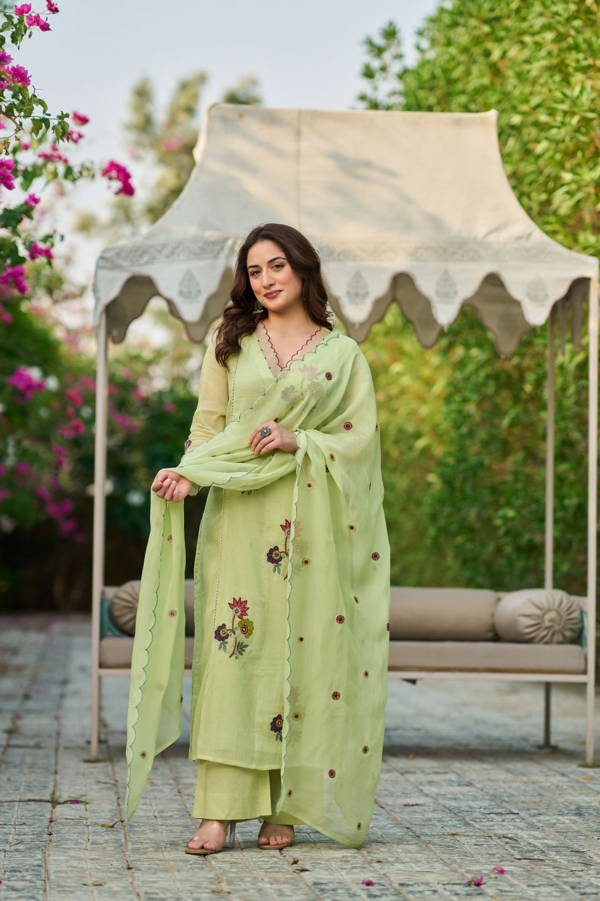 Pistachio Green Suit Set
