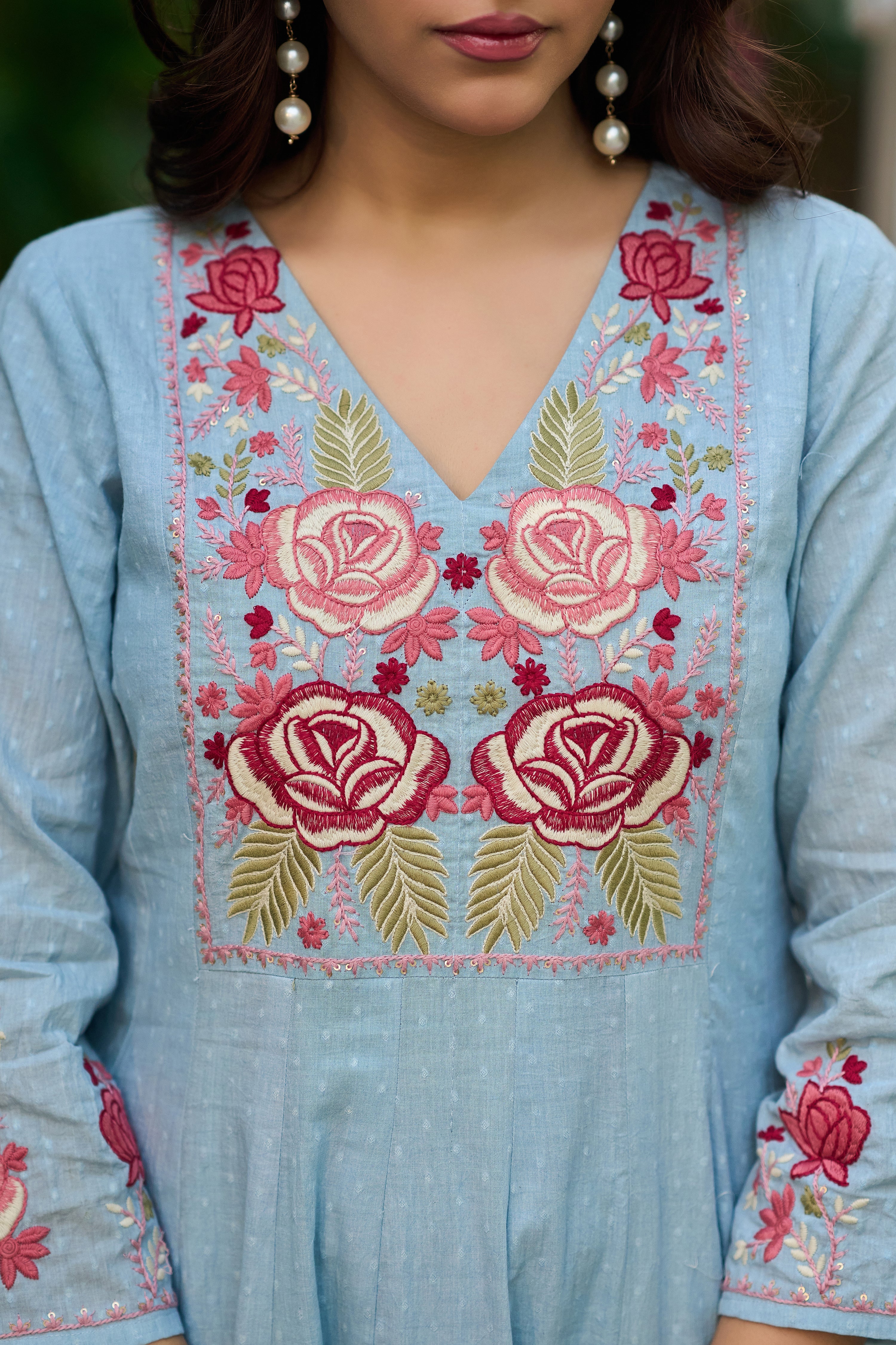 Sky Blossom Suit Set