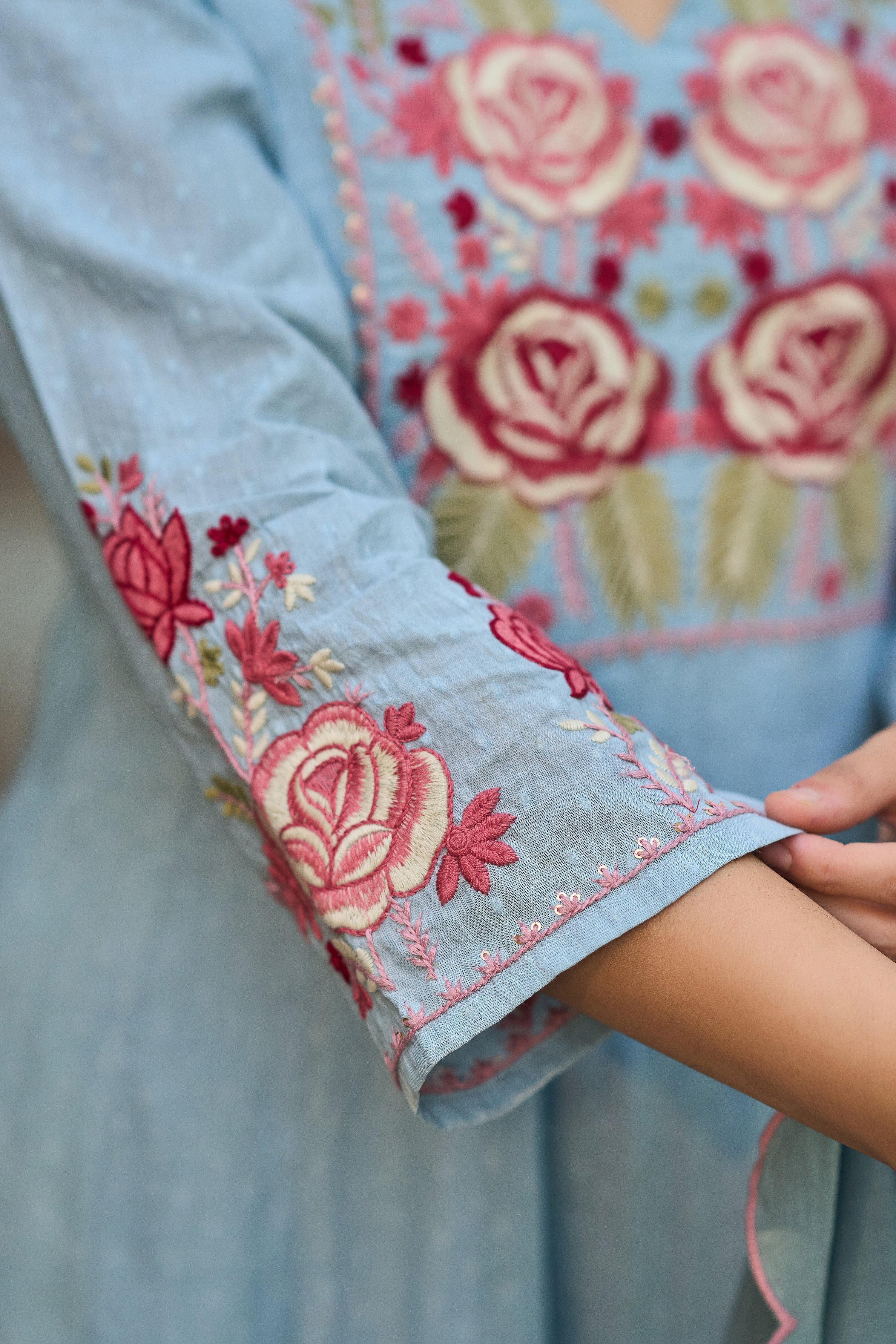 Sky Blossom Suit Set